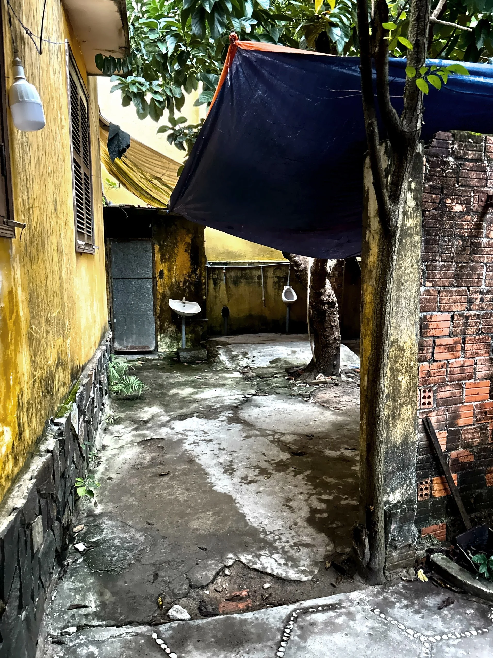  An outdoor restroom 