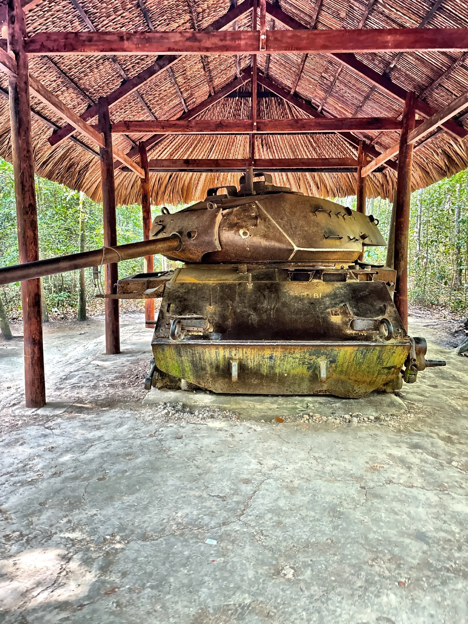  A preserved American M41 Walker Bulldog tank on display. 