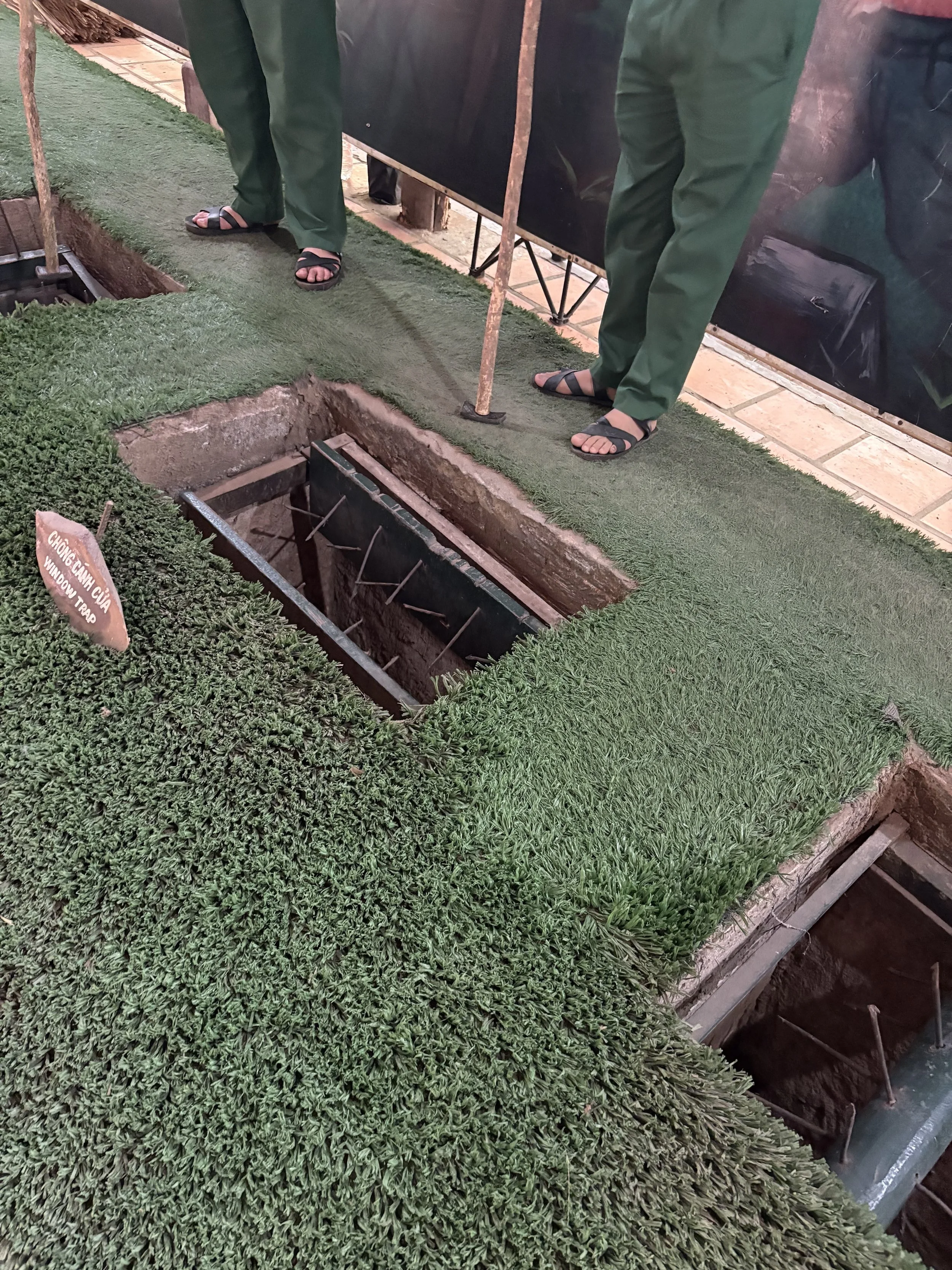  They were typically well camouflaged and placed along likely footpaths, making them difficult to detect. The psychological impact was also significant—soldiers had to move cautiously and slowly at all times, knowing that even ordinary-looking ground