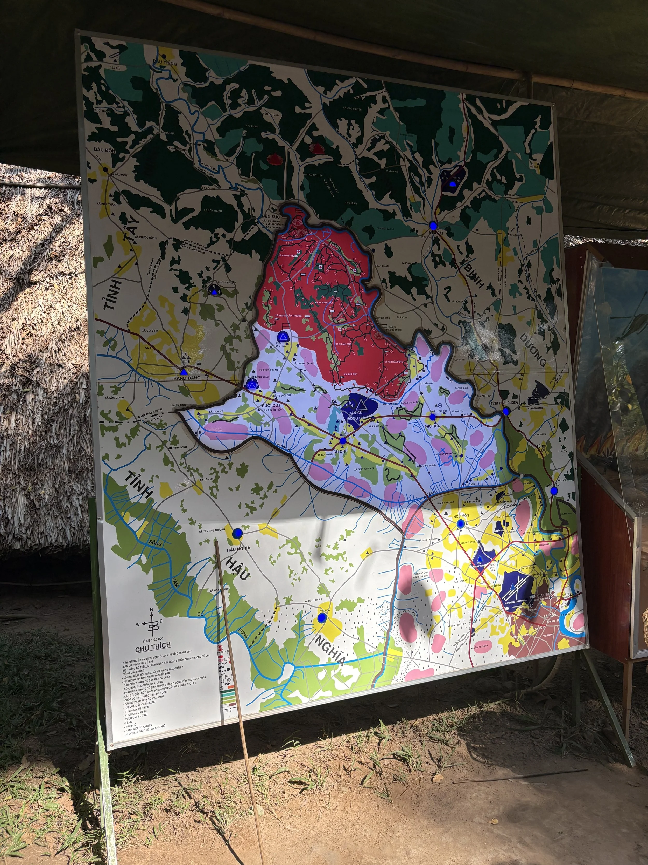  The tunnels allowed soldiers to hide, communicate and launch guerrilla attacks while remaining hidden from aerial bombardment. 