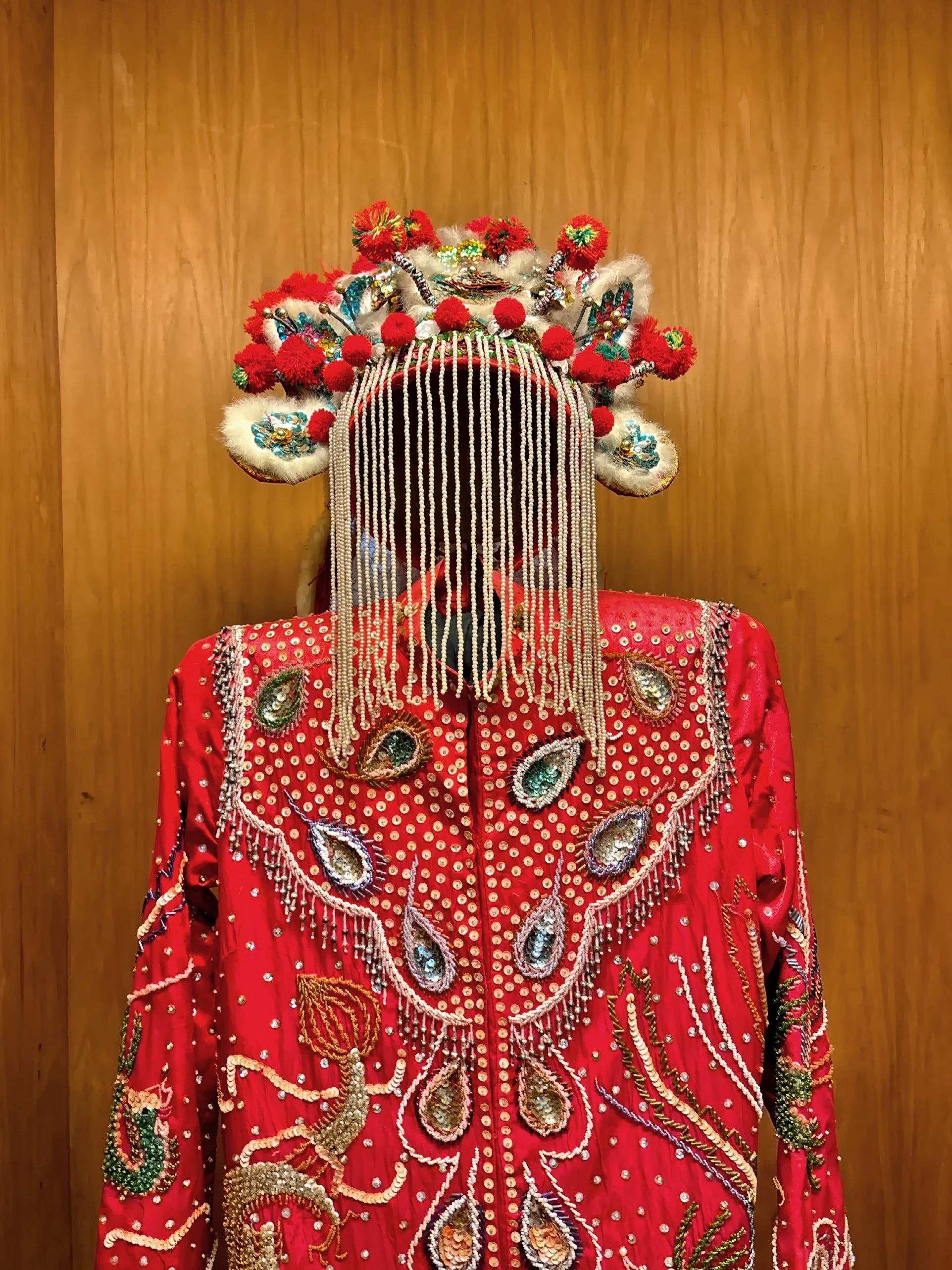  Traditional bridal outfit worn by the Hot people. 