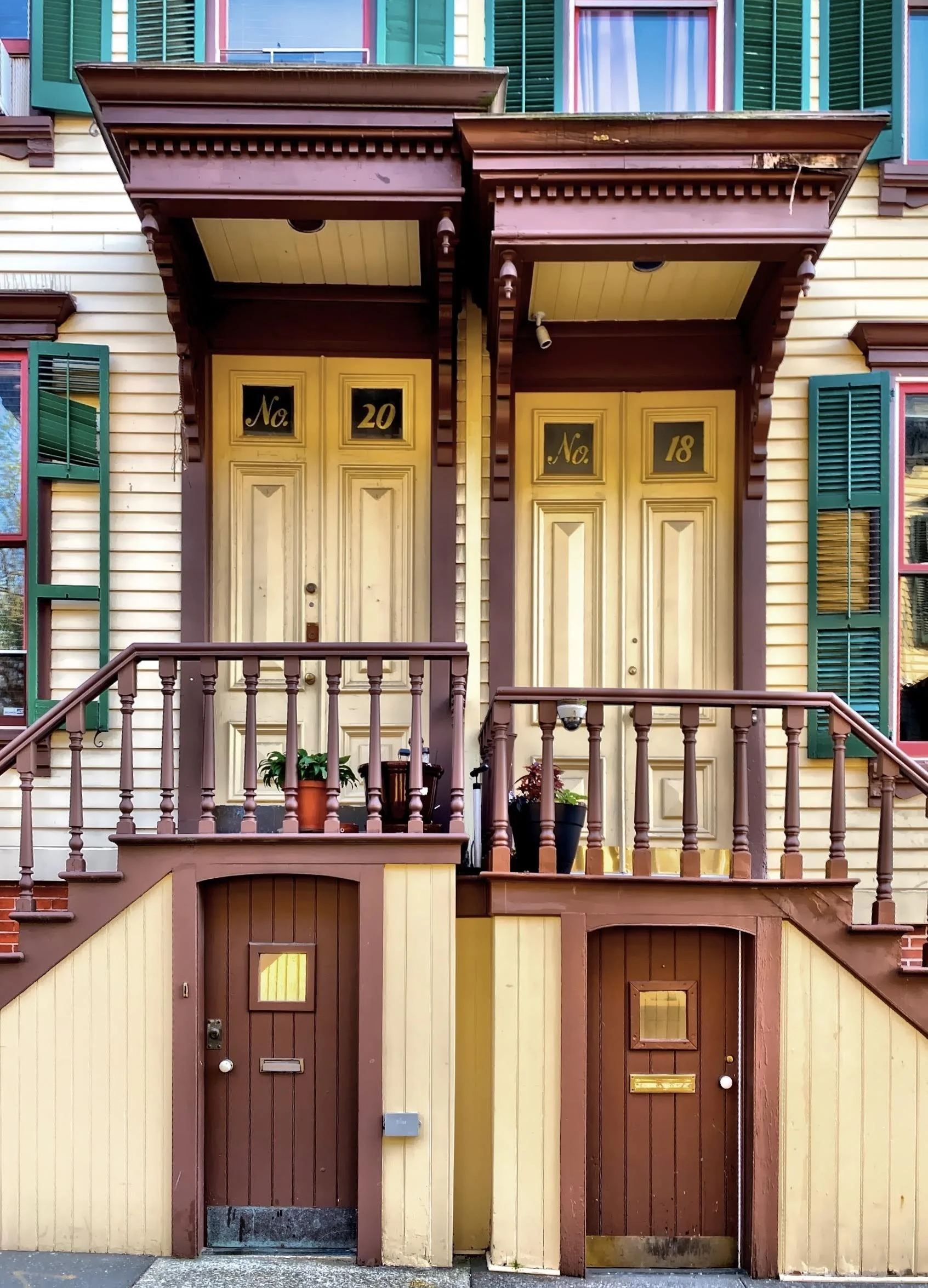 Behind A Quite Staircase In Washington Heights - Sylvan Terrace