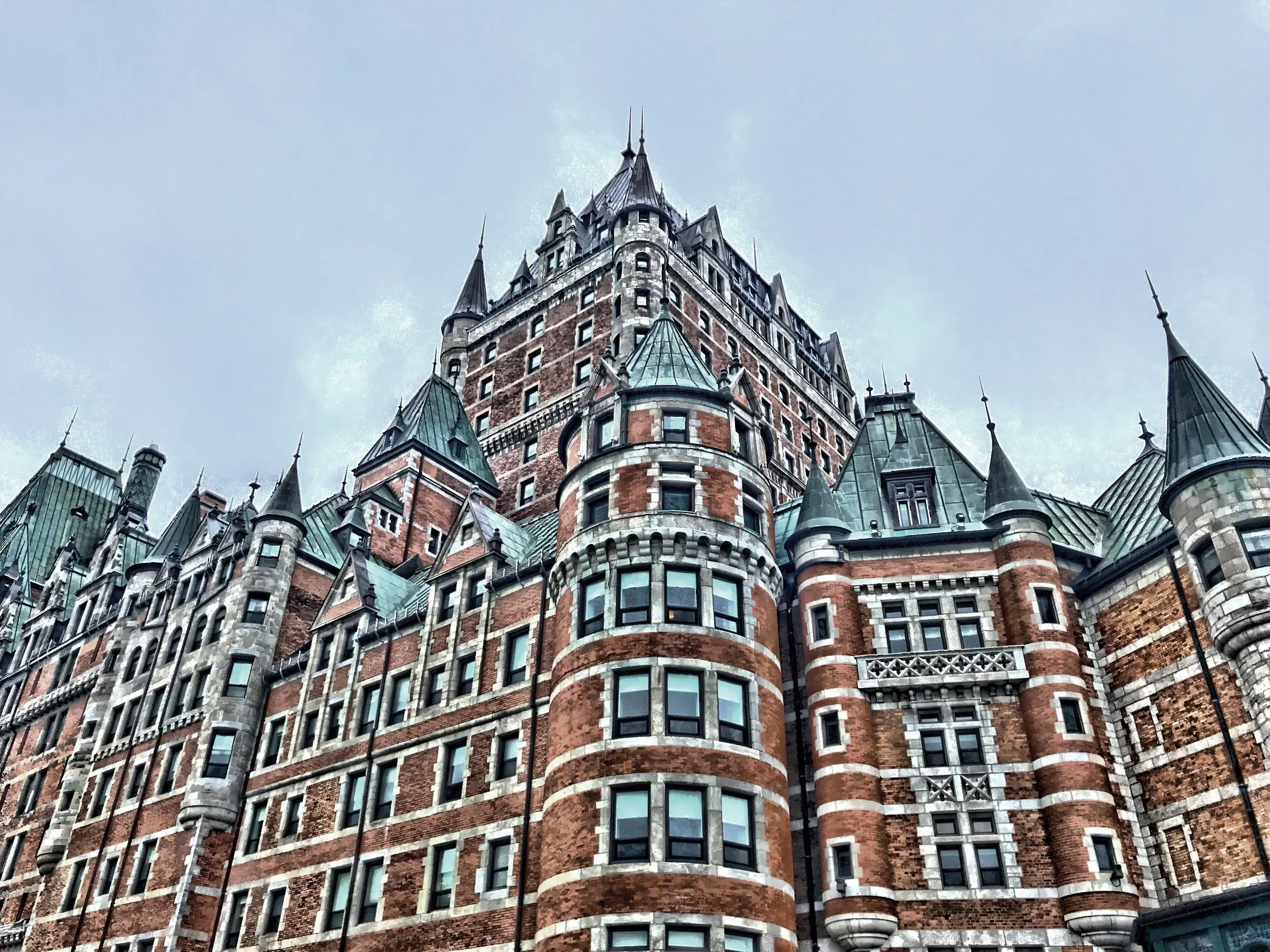  Chateau Frontenac — the iconic castle-like hotel overlooking the river. 