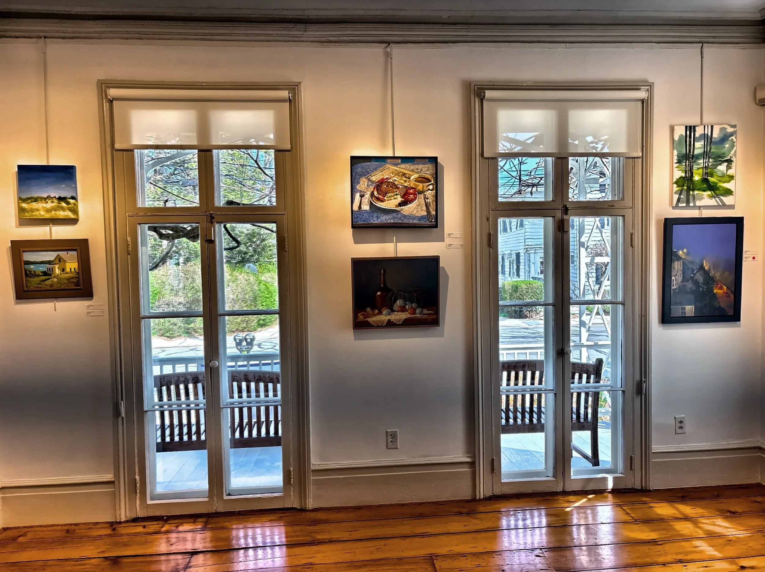  A first floor gallery used for changing exhibits. 