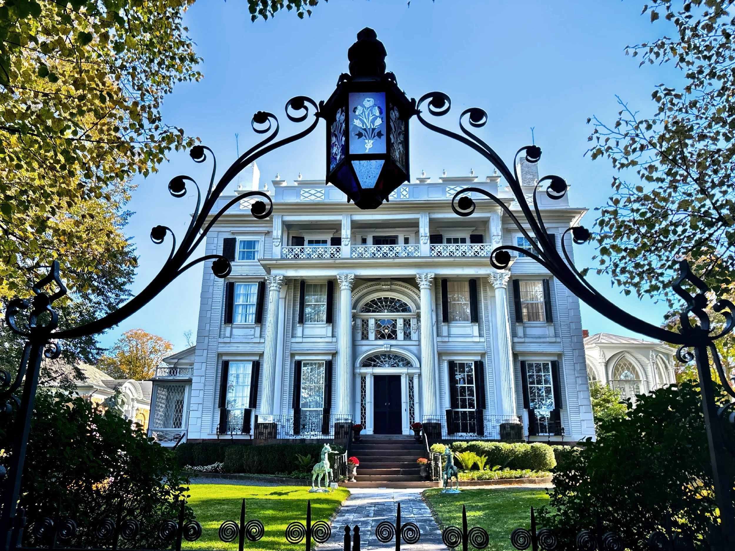  The front facade 