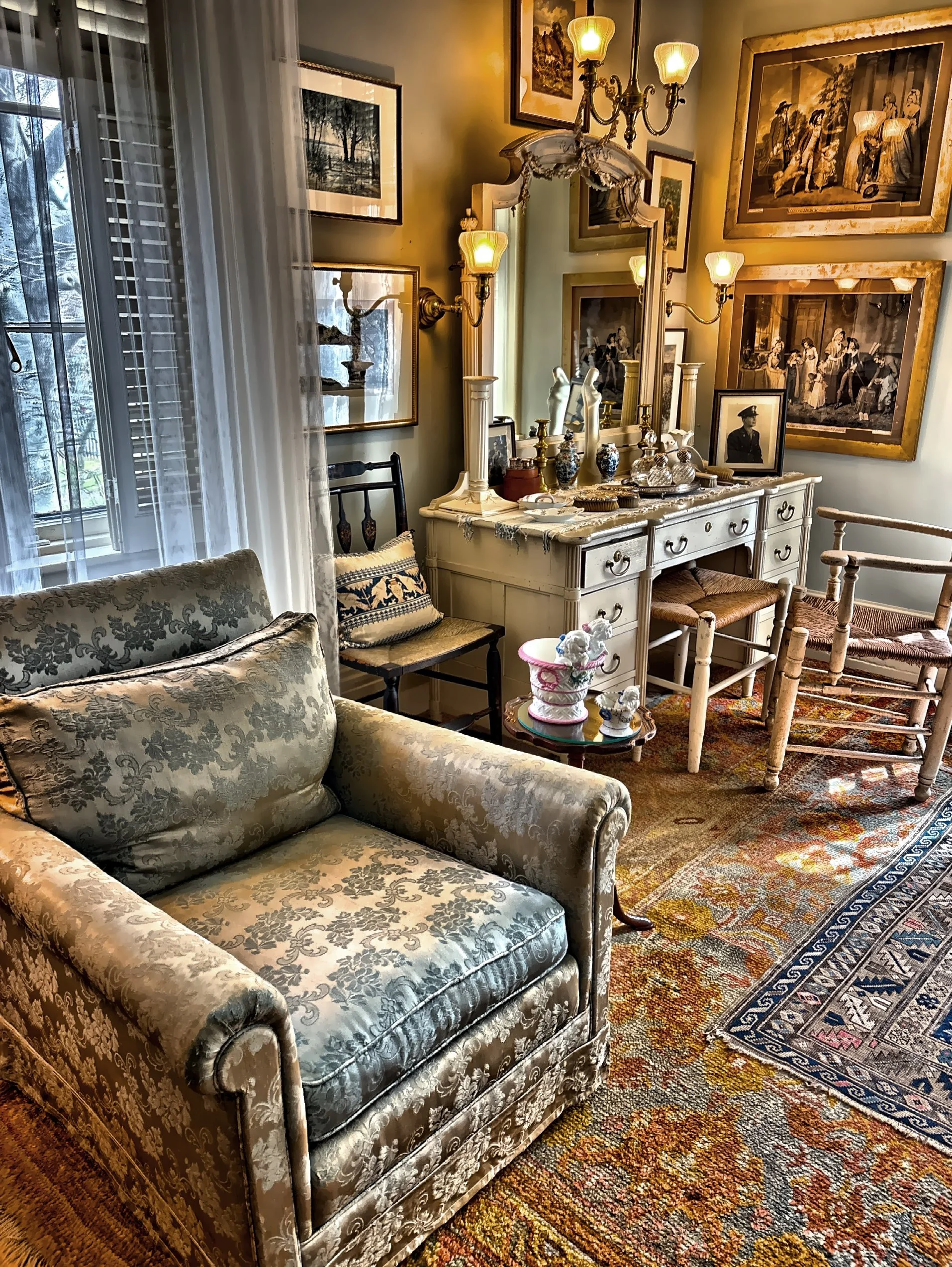  The Kings weren’t as flashy as later Gilded Age families like the Vanderbilts. Much of the original furniture, decor, and personal belongings remained in place across generations. 