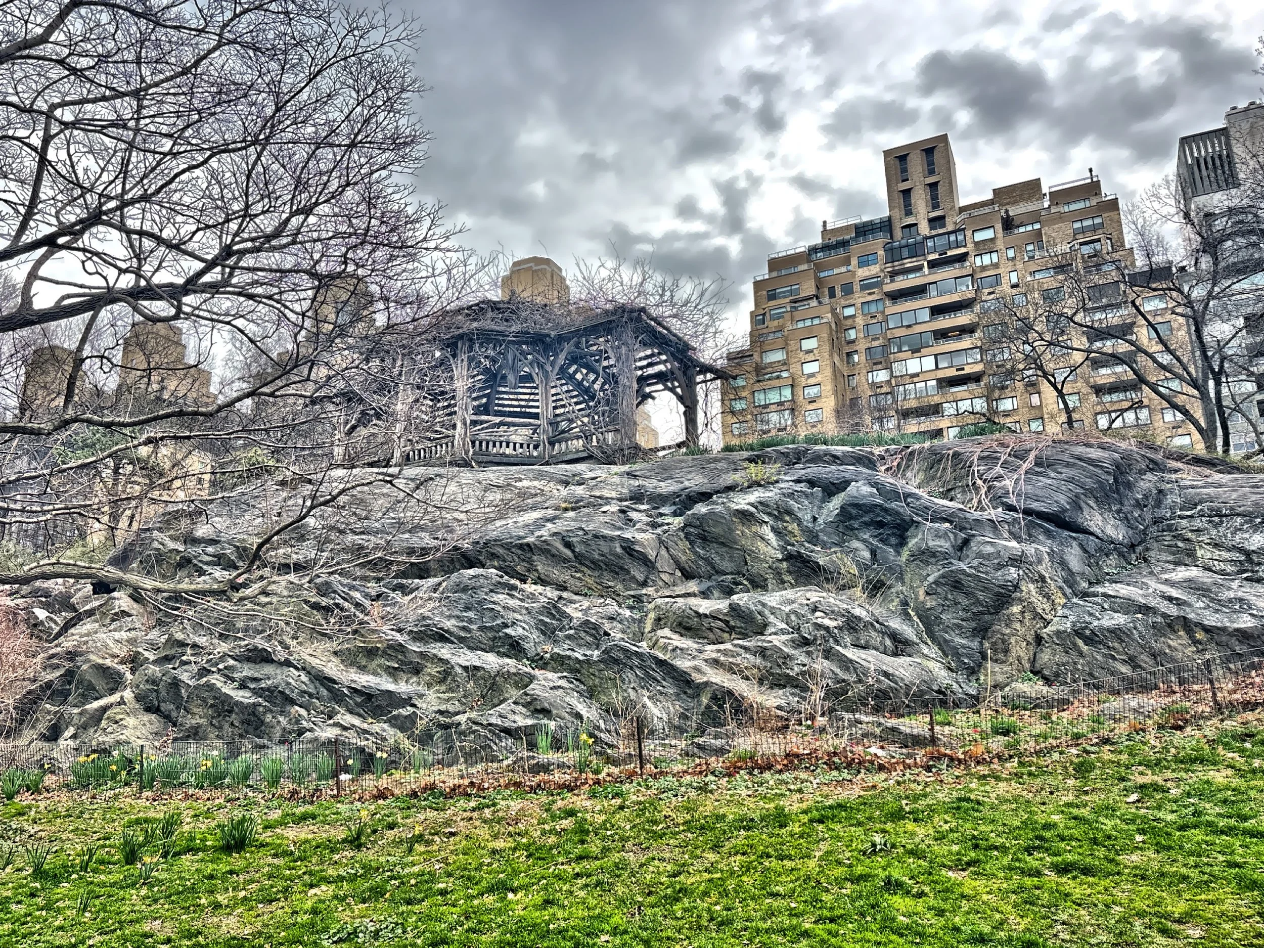  The Summerhouse serves as a scenic, often quiet spot in the park. 