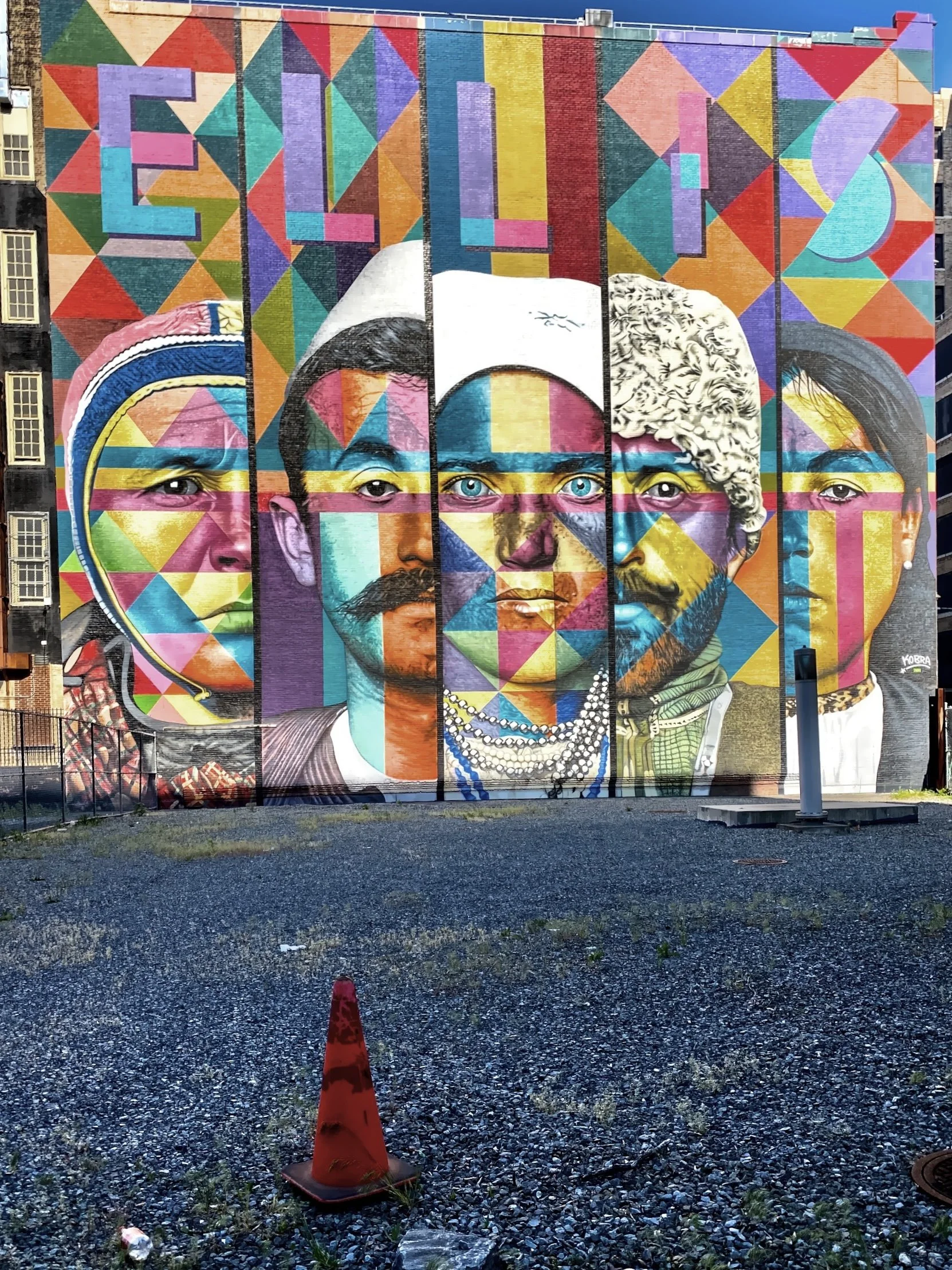  Mural titled ‘Ellis’ by Eduardo Kobra 