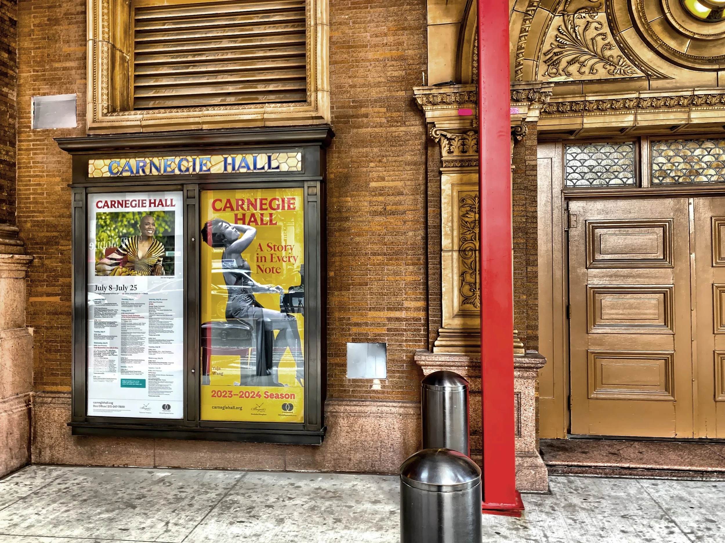  Industrialist and philanthropist Andrew Carnegie built this Music Hall between 1889 and 1891.  Today it is called Carnegie Hall. 