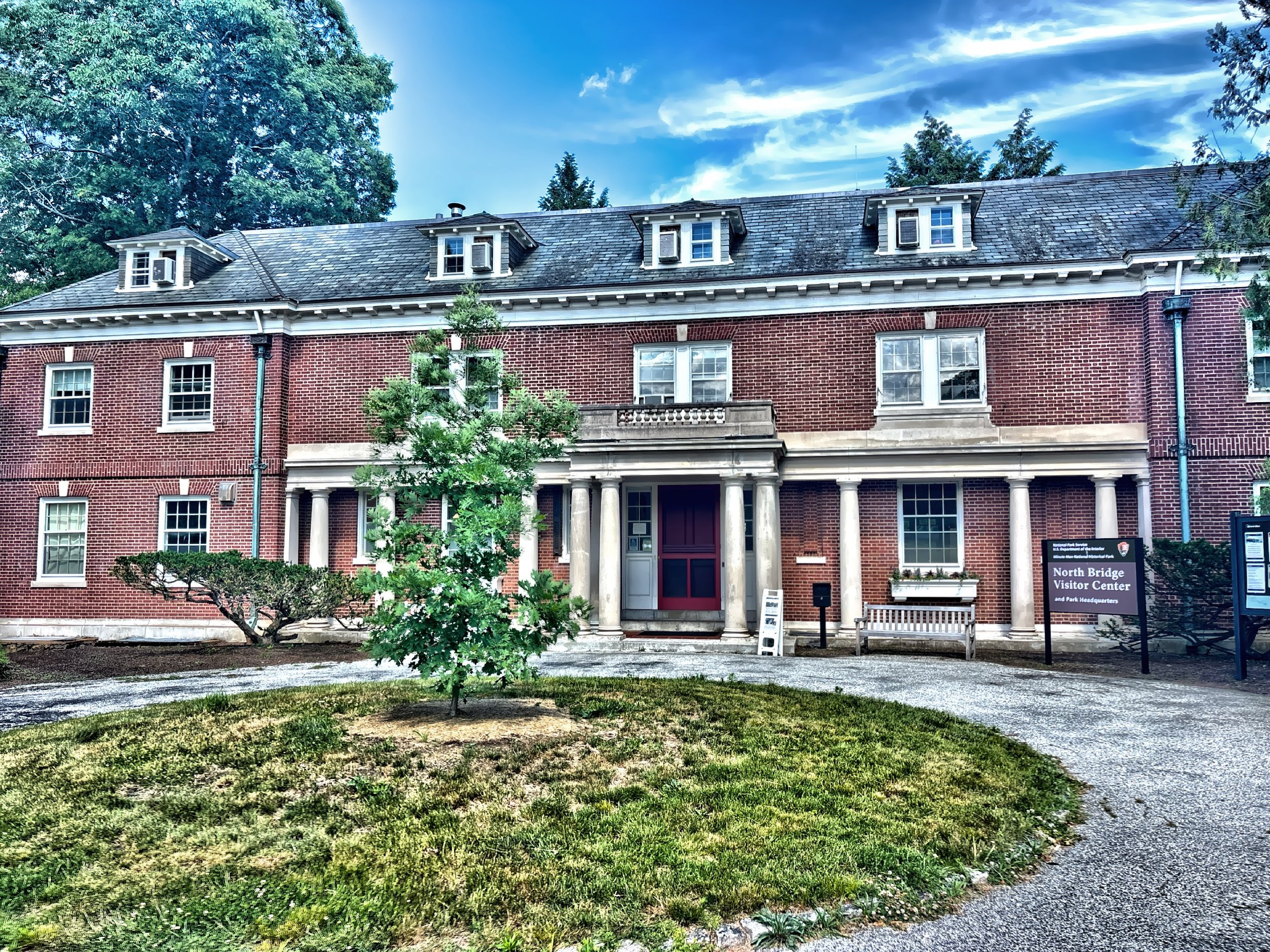  The North Bridge Visitor Center is housed in the former mansion built in 1911 