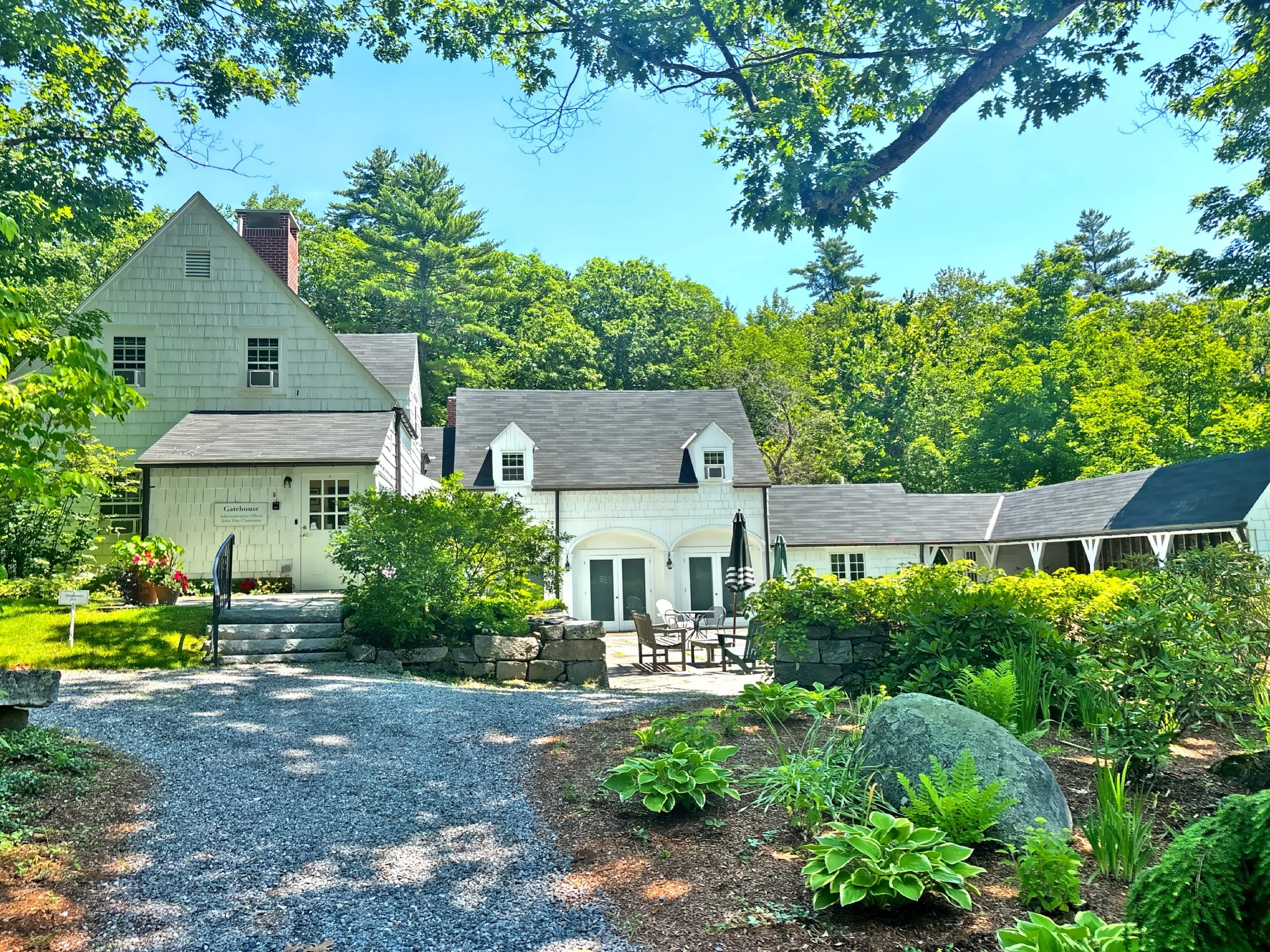  The gatekeeper’s cottage was built in 1930, now contains the Administration Offices and Classroom. 