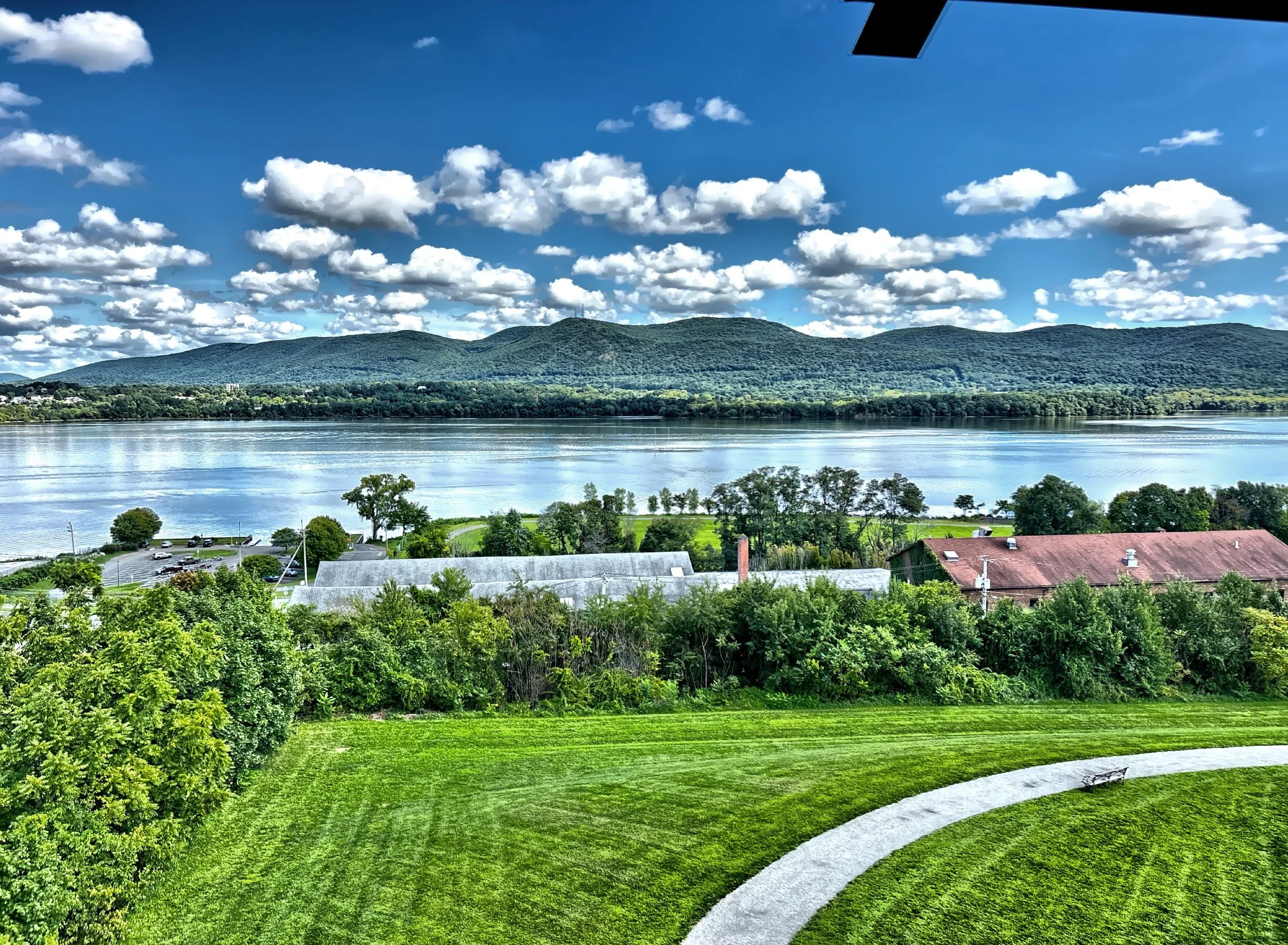  The Hudson River view from the observation deck. 