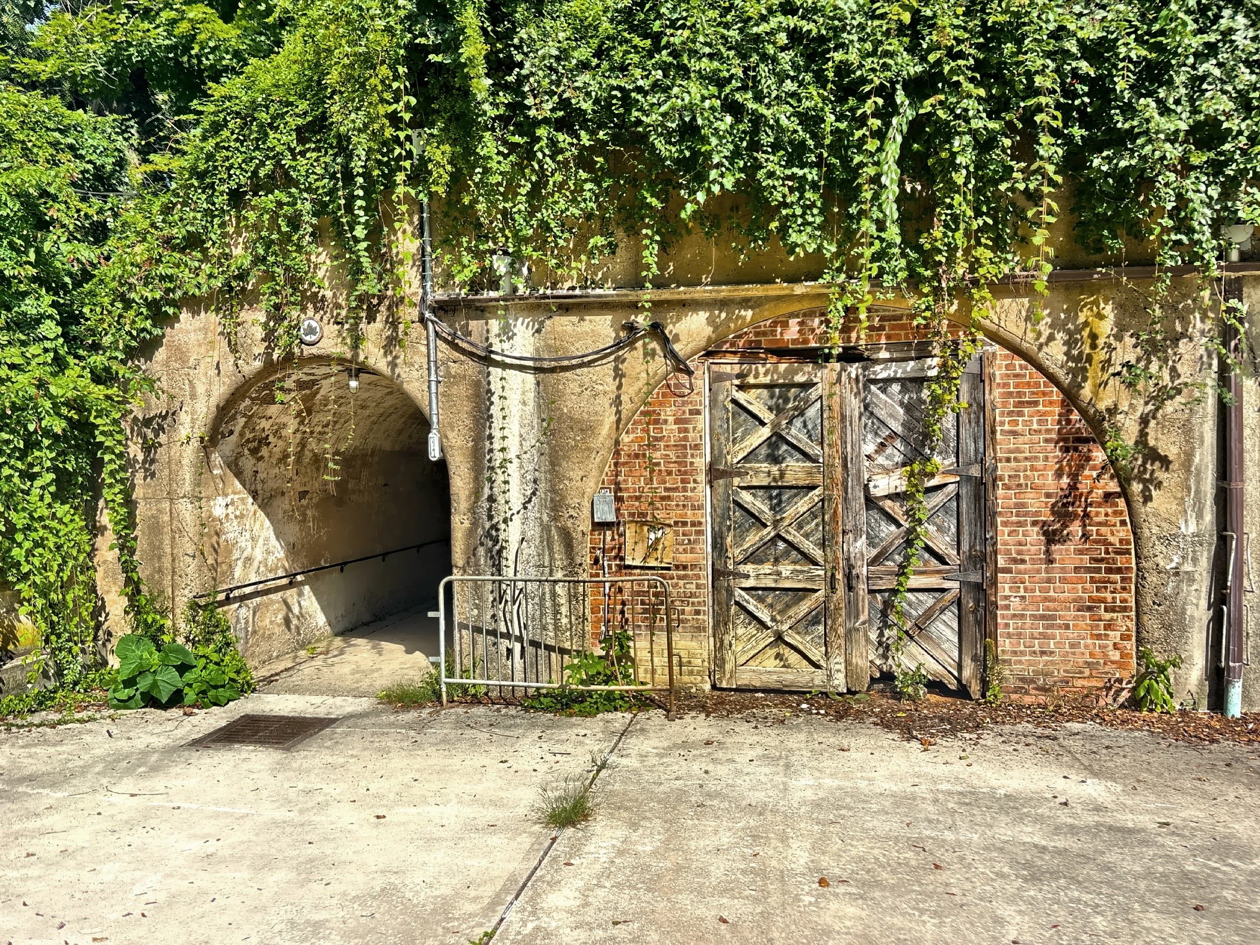  The tunnel entracne that leads to the Battery 