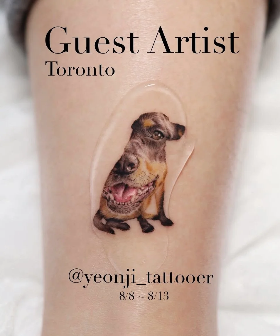 Guest artist at Little Pond! 

@yeonji_tattooer is coming to Little Pond 

8/8-8/13

Contact the artist directly to book! 

#guestartist #torontotattoo #torontoguest #tattoo #colourtattoo #pettattoo