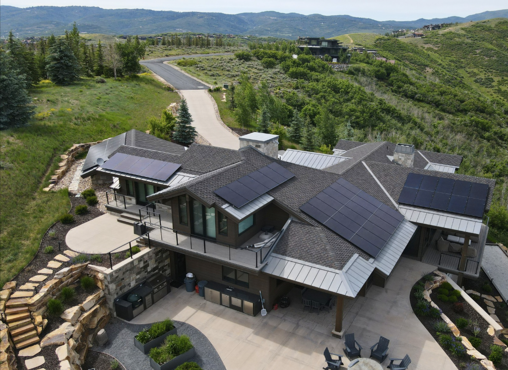 Solar on a Custom Home