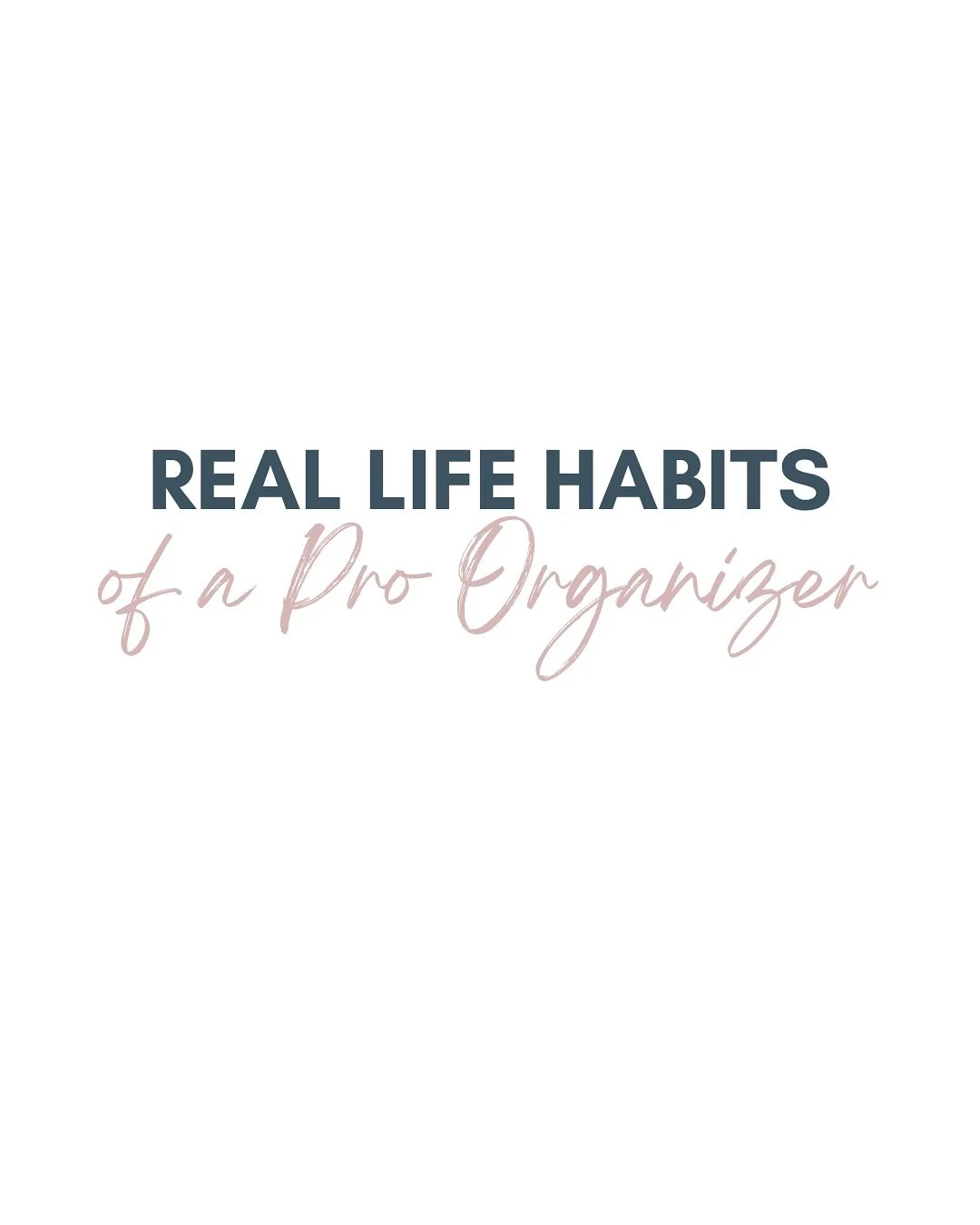 As a former maximalist, these simple habits keep my home (and brain) organized and clutter-free. 
Are you ready to get your shift together and live a simpler, more organized life?  Send me a DM or visit www.shiftorganizing.com to learn more about ho