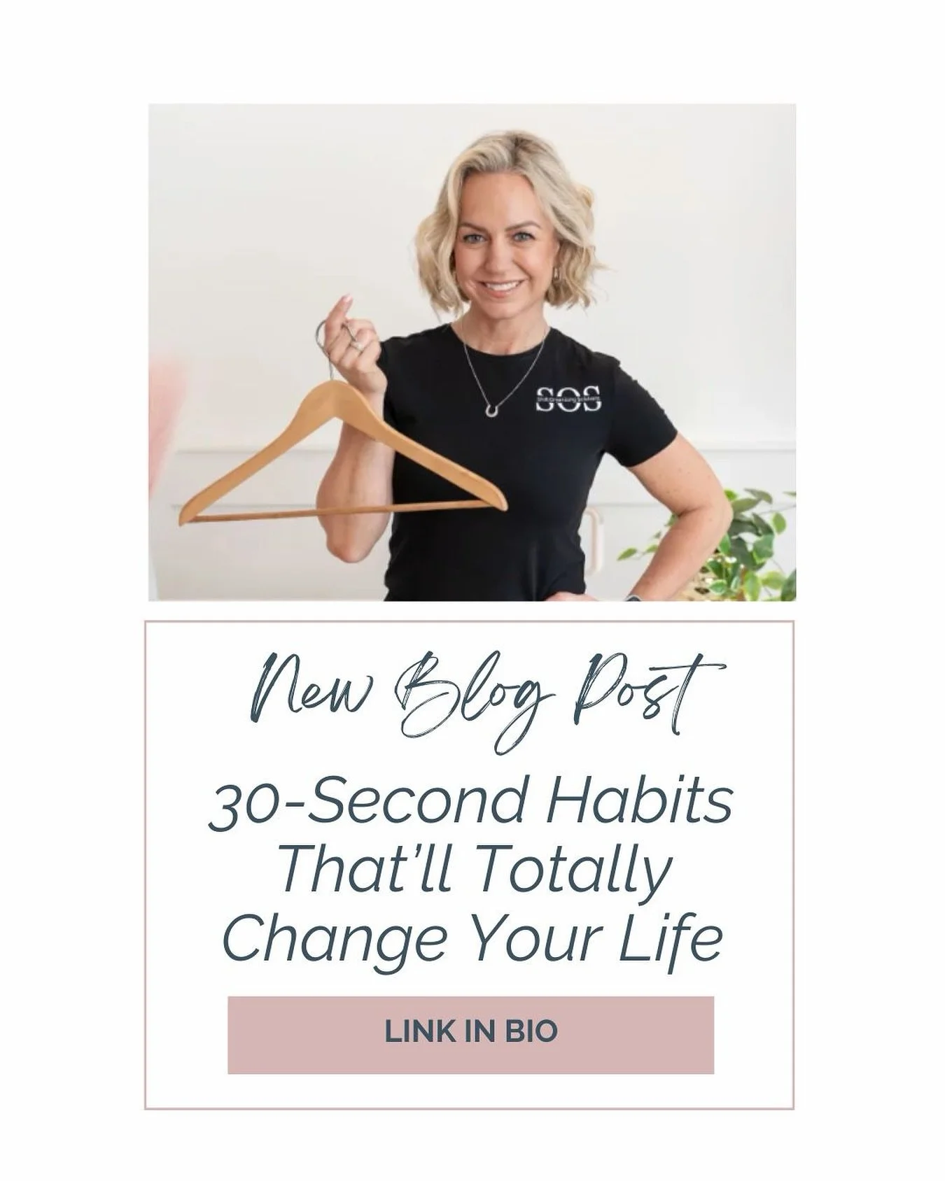 Think you don&rsquo;t have time to get organized? These 30-second habits might just prove you wrong.  Small shifts, big impact!

Save this for the next time you feel like you just can&rsquo;t get your shift together or share it with someone who could