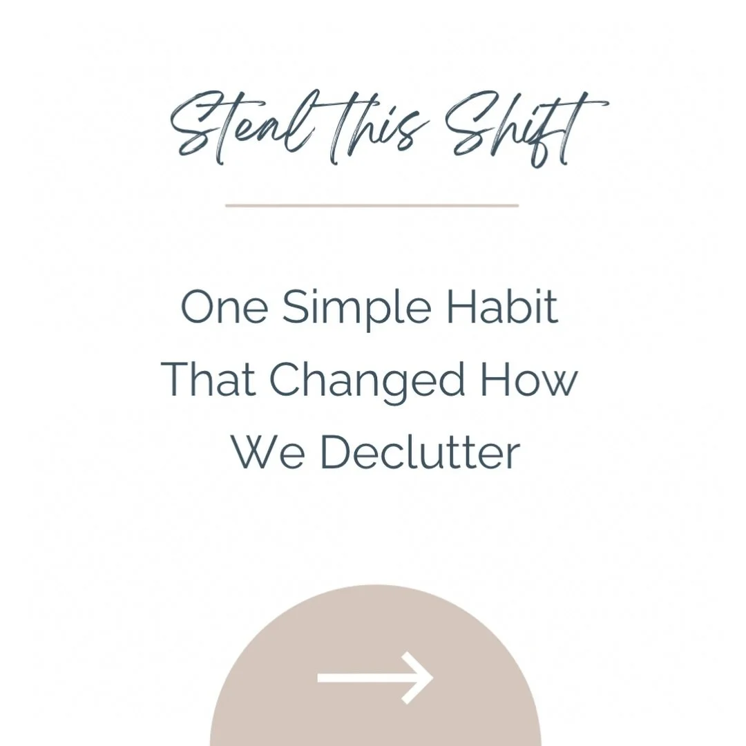 This simple habit changed how we declutter&hellip;and saves me SO MUCH time.

We keep a full-time donation bin - no more piles, no more &ldquo;someday&rdquo; clutter.

Want more simple tips and strategies to finally get your shift together this year?