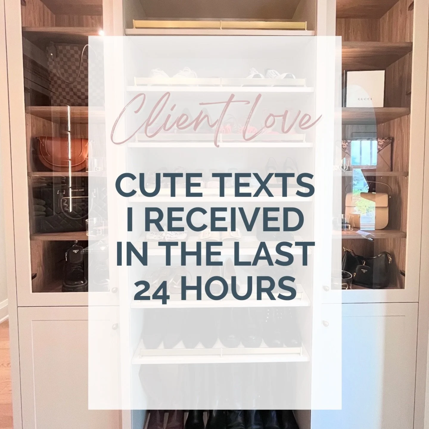 A few sweet messages from clients today reminded me how lucky I am to do work that matters - and I thought that deserved a spot on my grid.

Helping people through life&rsquo;s transitions whether they&rsquo;re big or small, happy or sad.  Providing 