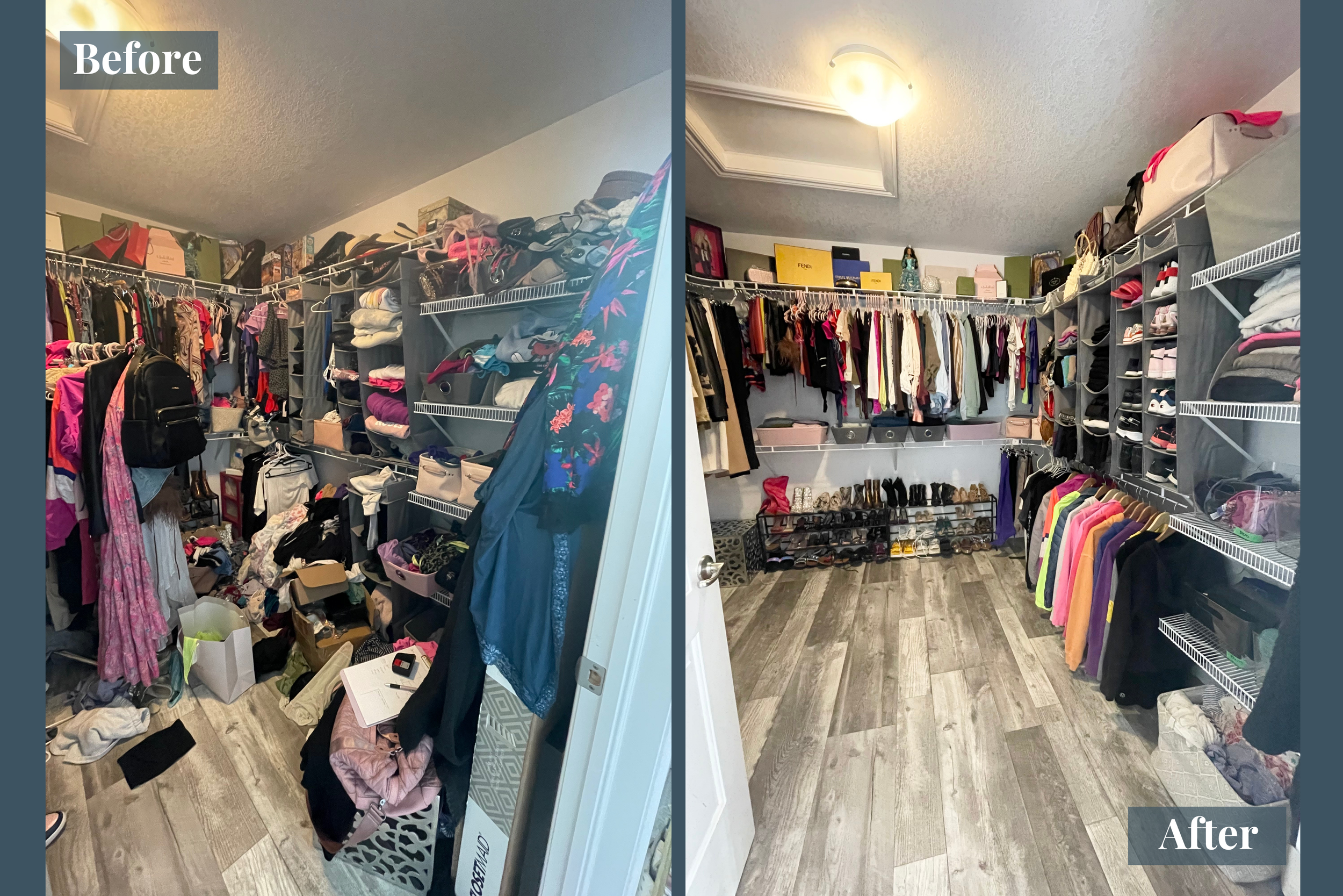 Primary Wardrobe Declutter
