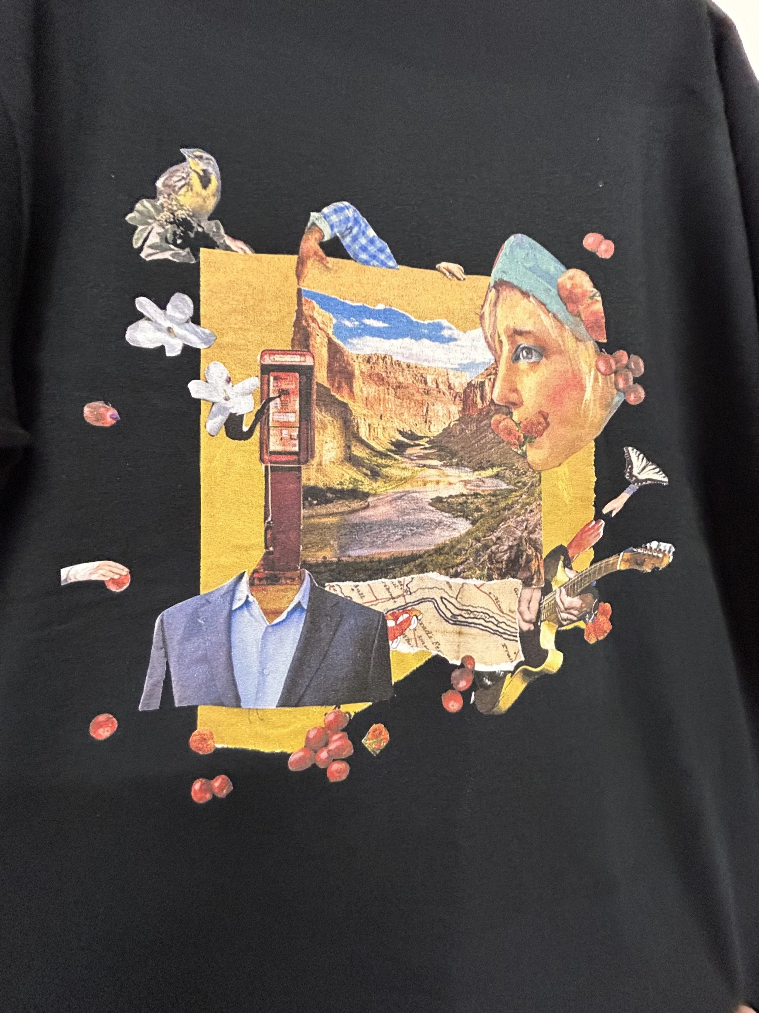 Full color custom t-shirt, DTG print, big red prints merch, philly custom tee, band merch, band tee