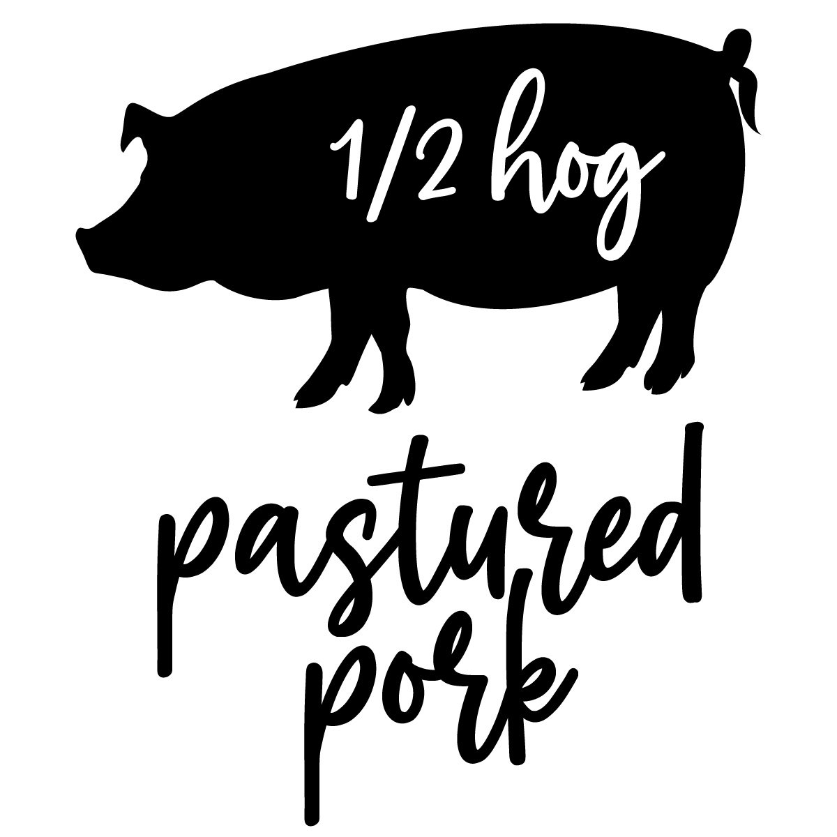 Pastured Pork, 1/2 Deposit