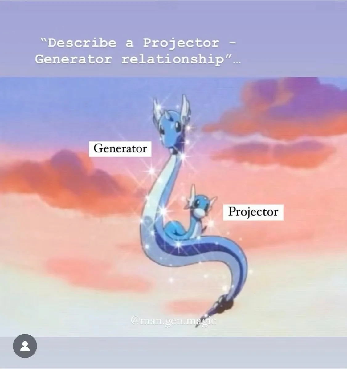 Let&rsquo;s start Monday off cute. Describing their relationship via Pok&eacute;mon 🥹

_____________
Manifesting Generator, Manifestor, Generator, Projector, Reflector, Human Design 
_____________