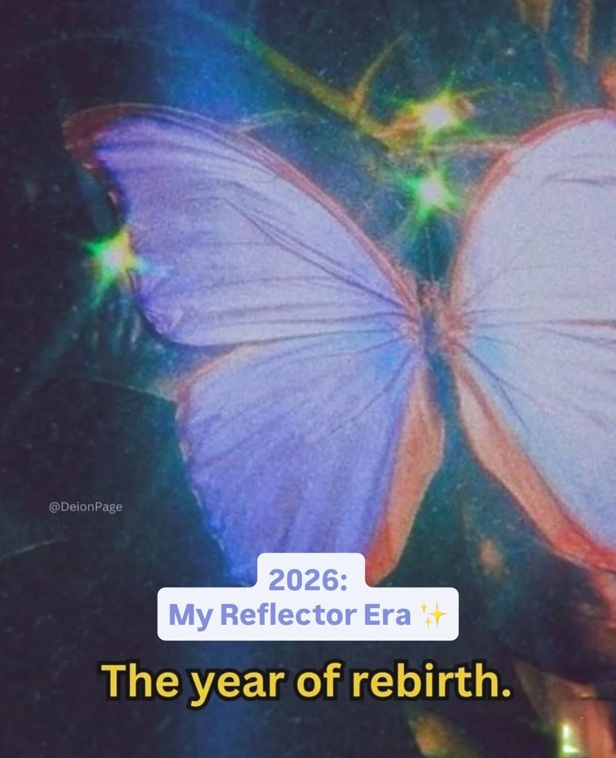 REFLECTORS this is your f&rsquo;king year 🌒🪐🦢🪩✨