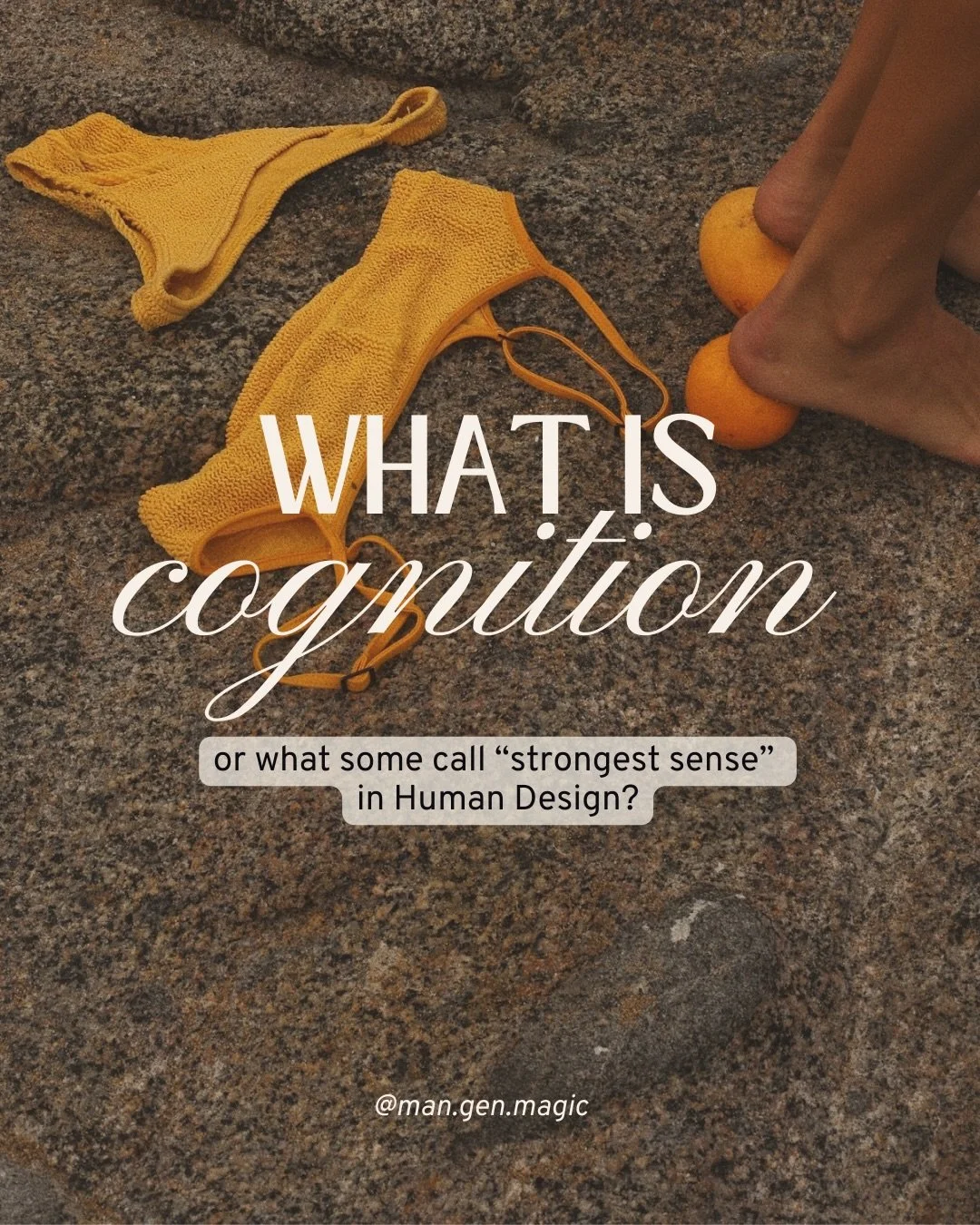 What is Cognition in Human Design? This is a question I&rsquo;ve heard a lot lately. 

Cognition, or &ldquo;strongest sense&rdquo; comes from a deeper layer of your chart &mdash; and is something you might not learn about right away. Understanding yo
