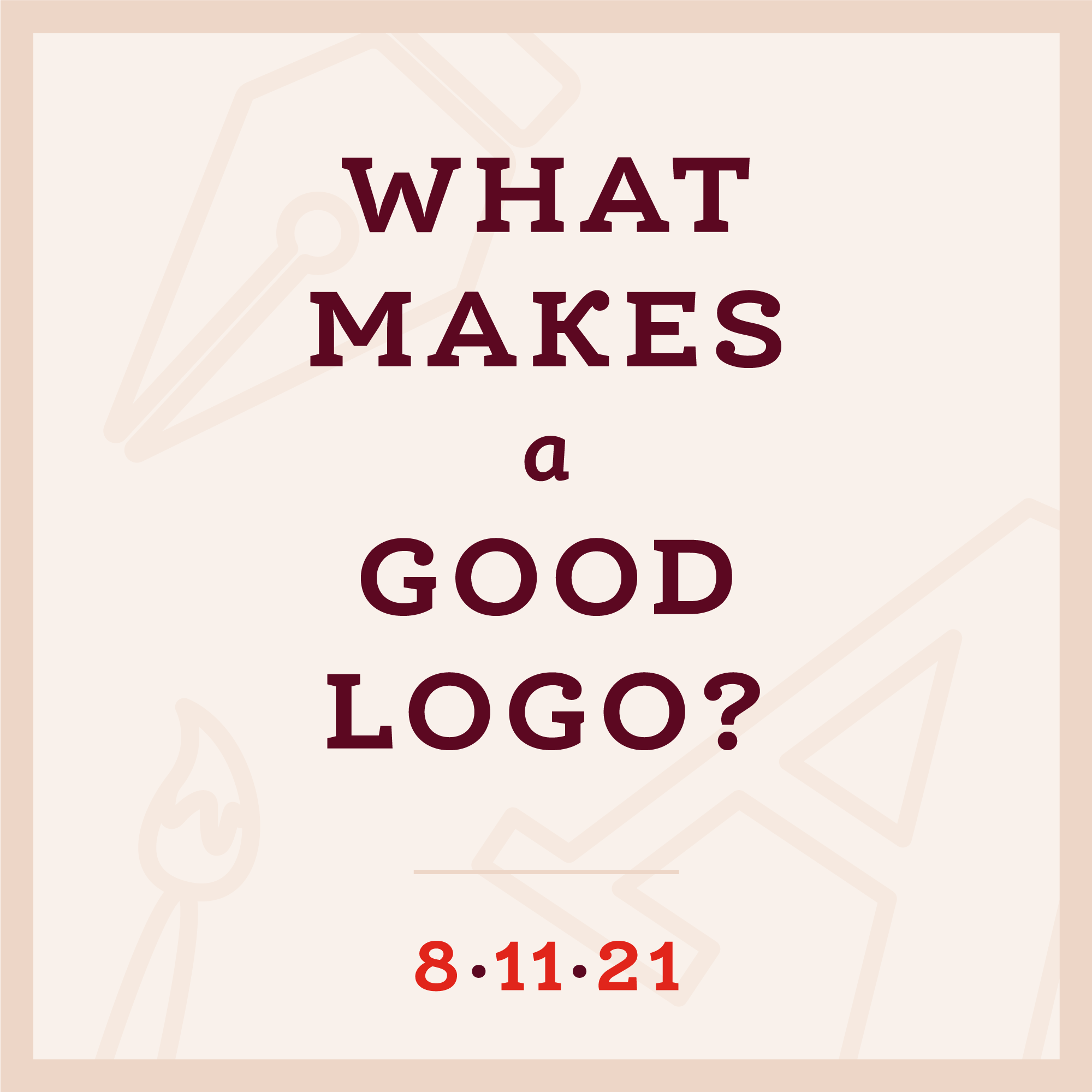 What makes a good logo?