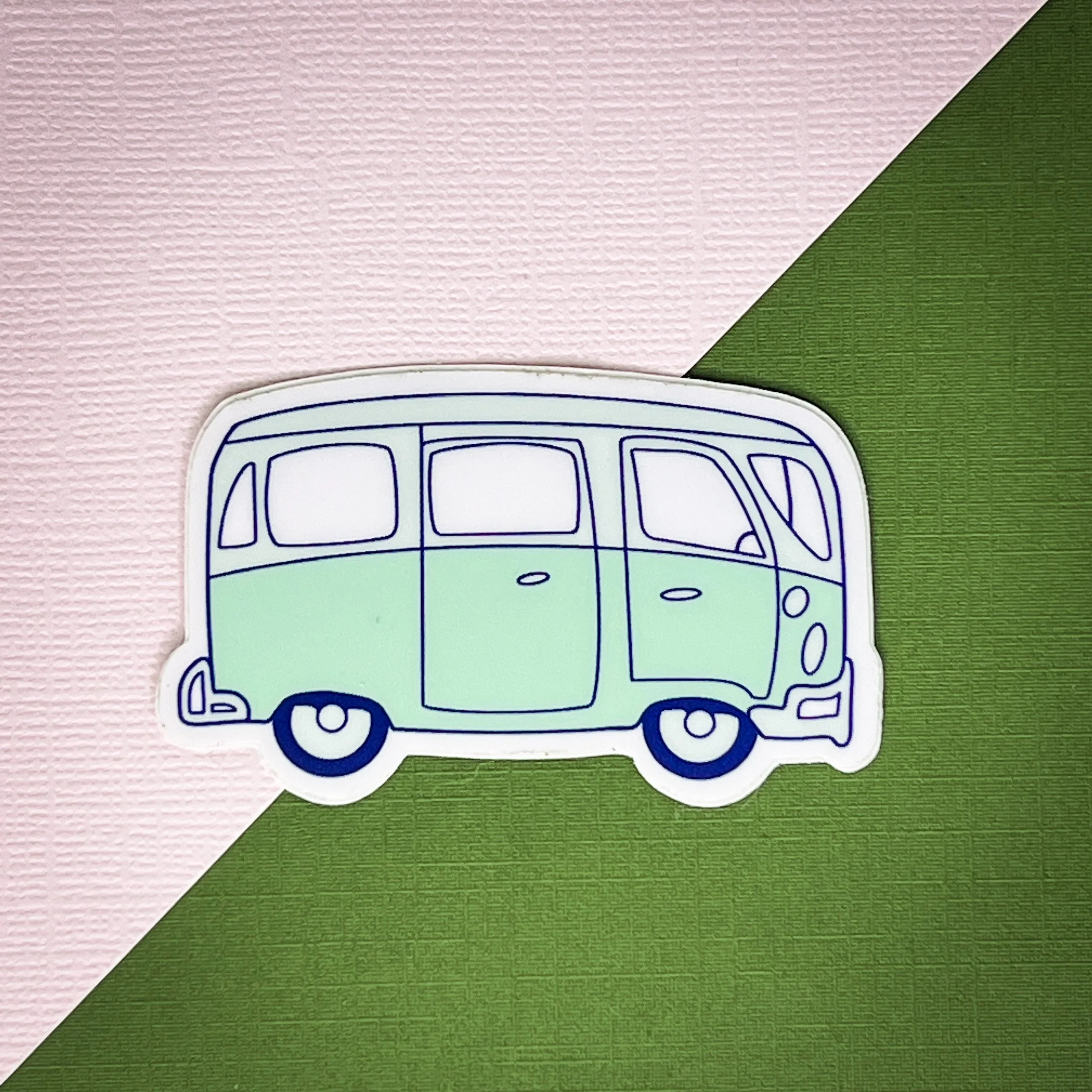 Travel Van Matte Sticker — Raylee Schobel Illustration