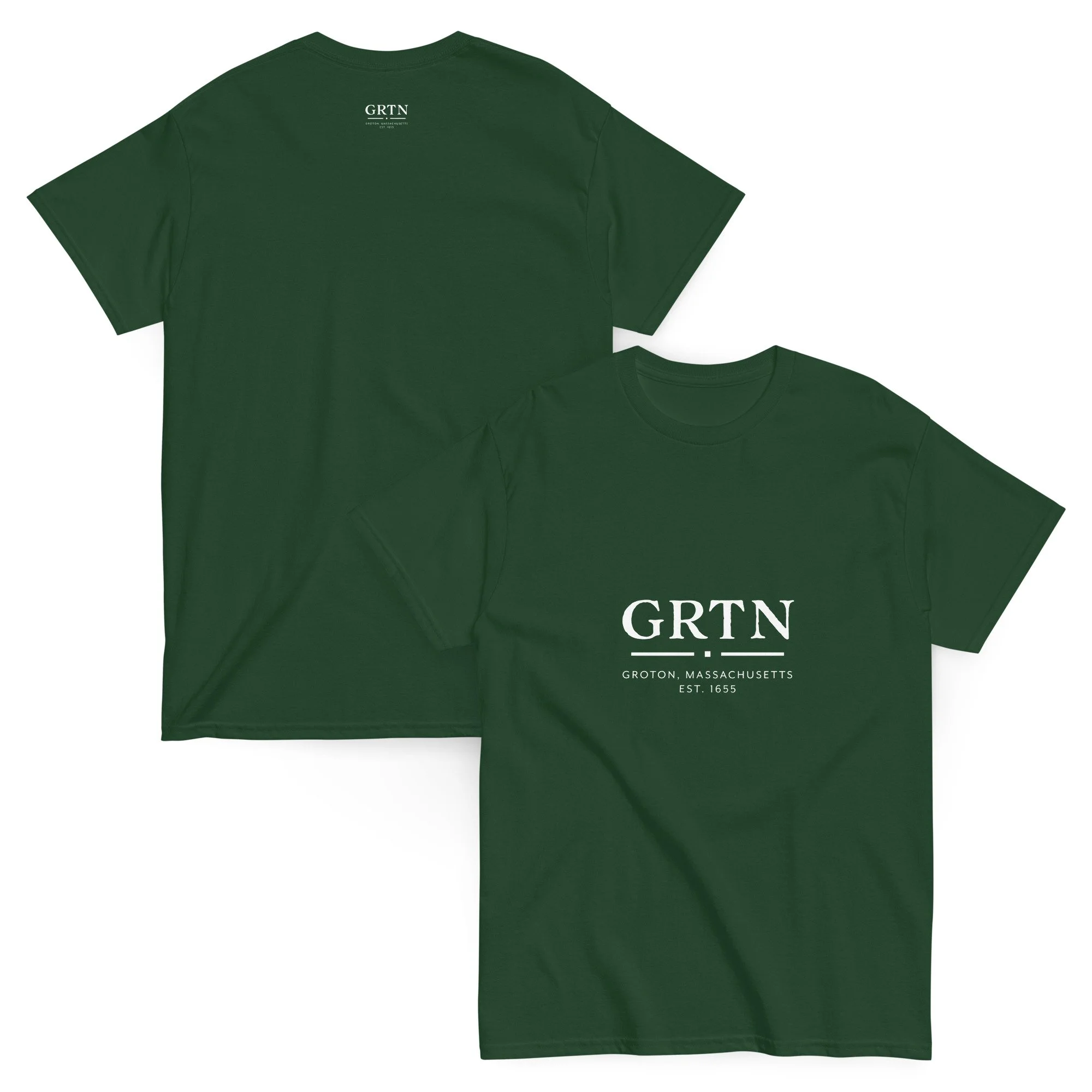 unisex-classic-tee-forest-green-front-and-back-6972596cdc955.jpg