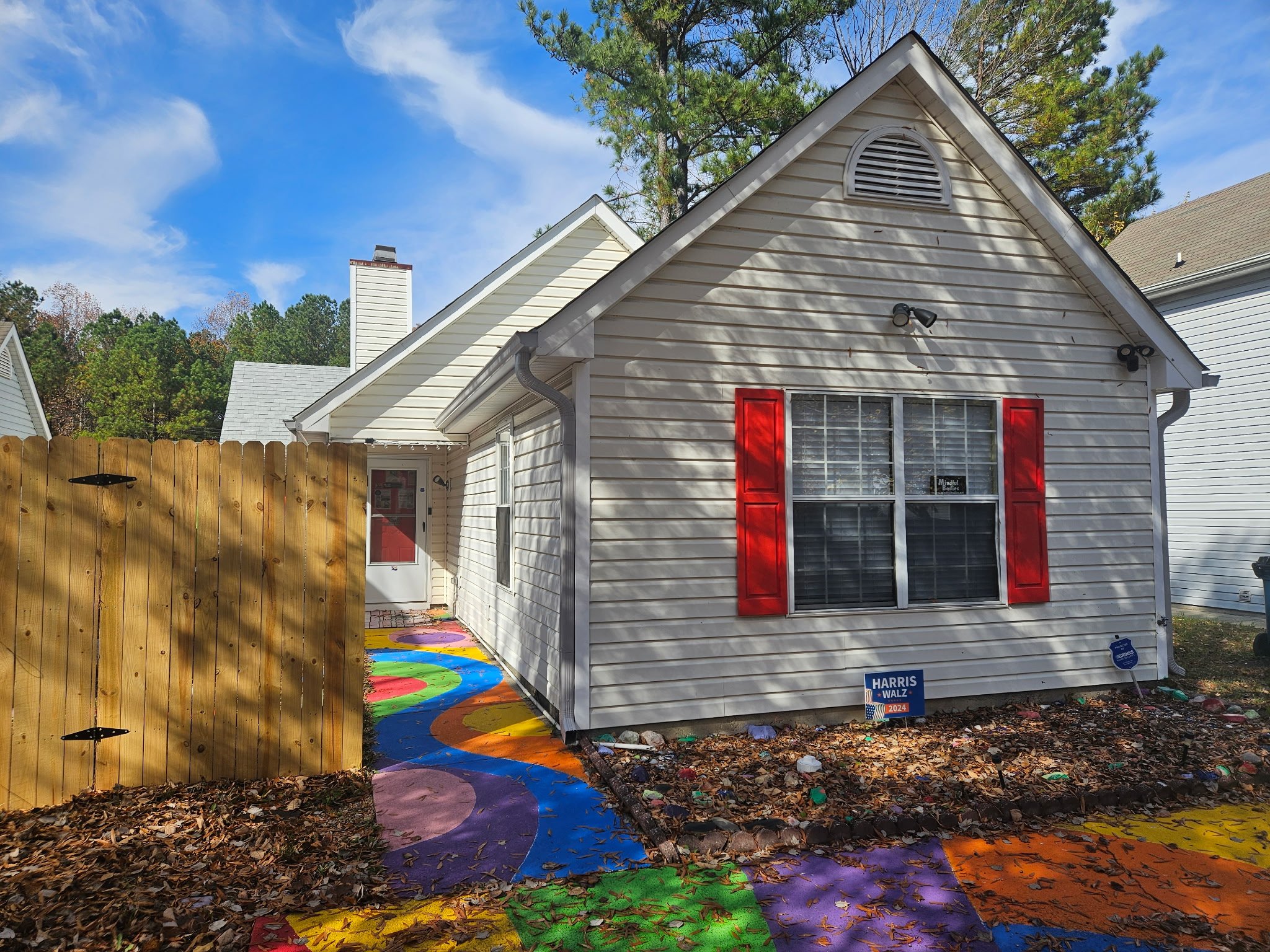 The Mindful Bodies House, located in Durham NC is our office space where we provide mental health counseling, workshops/seminars, and host parties.