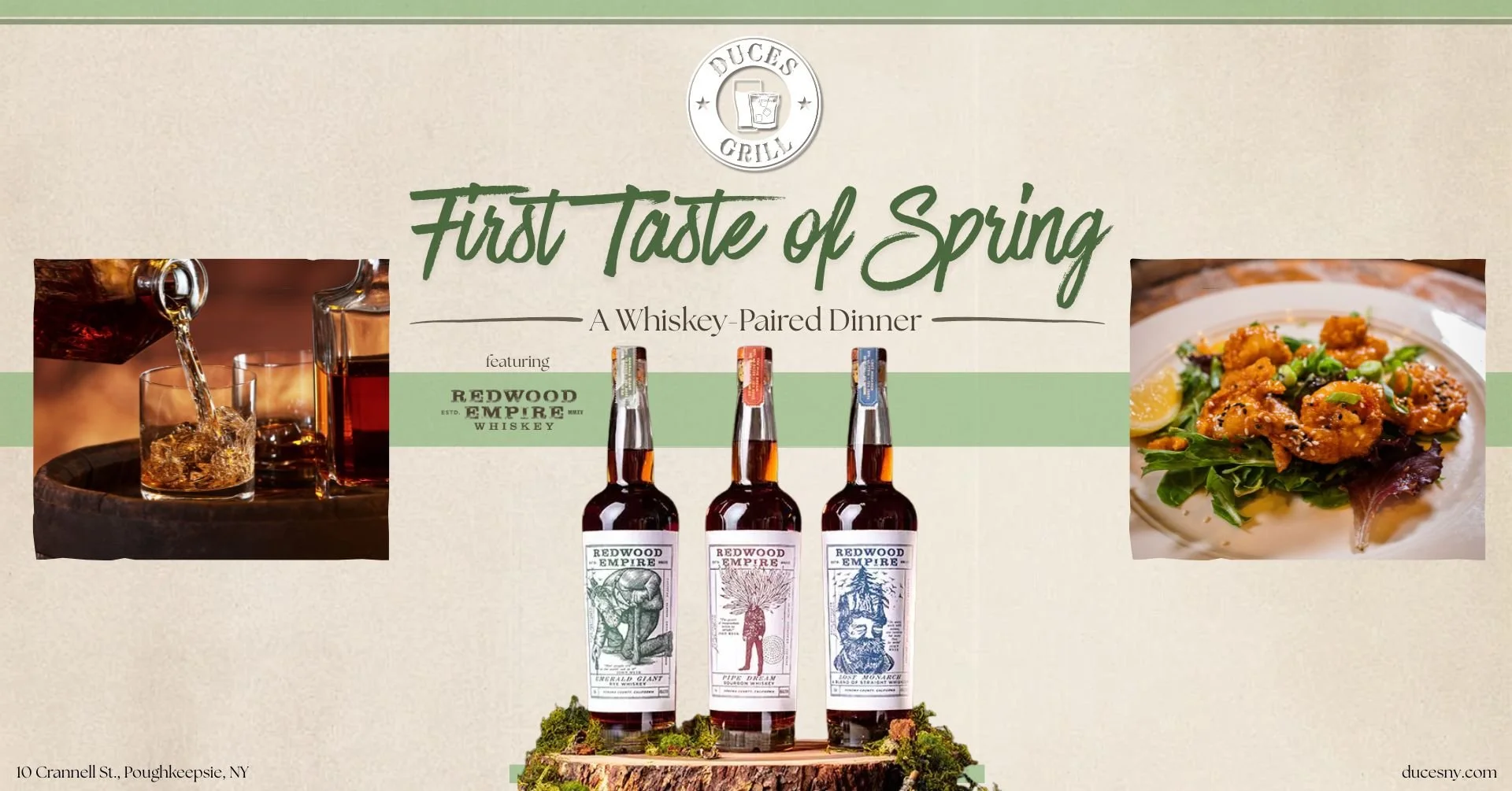 First Taste of Spring Dinner (ft. Redwood Empire Whiskey)