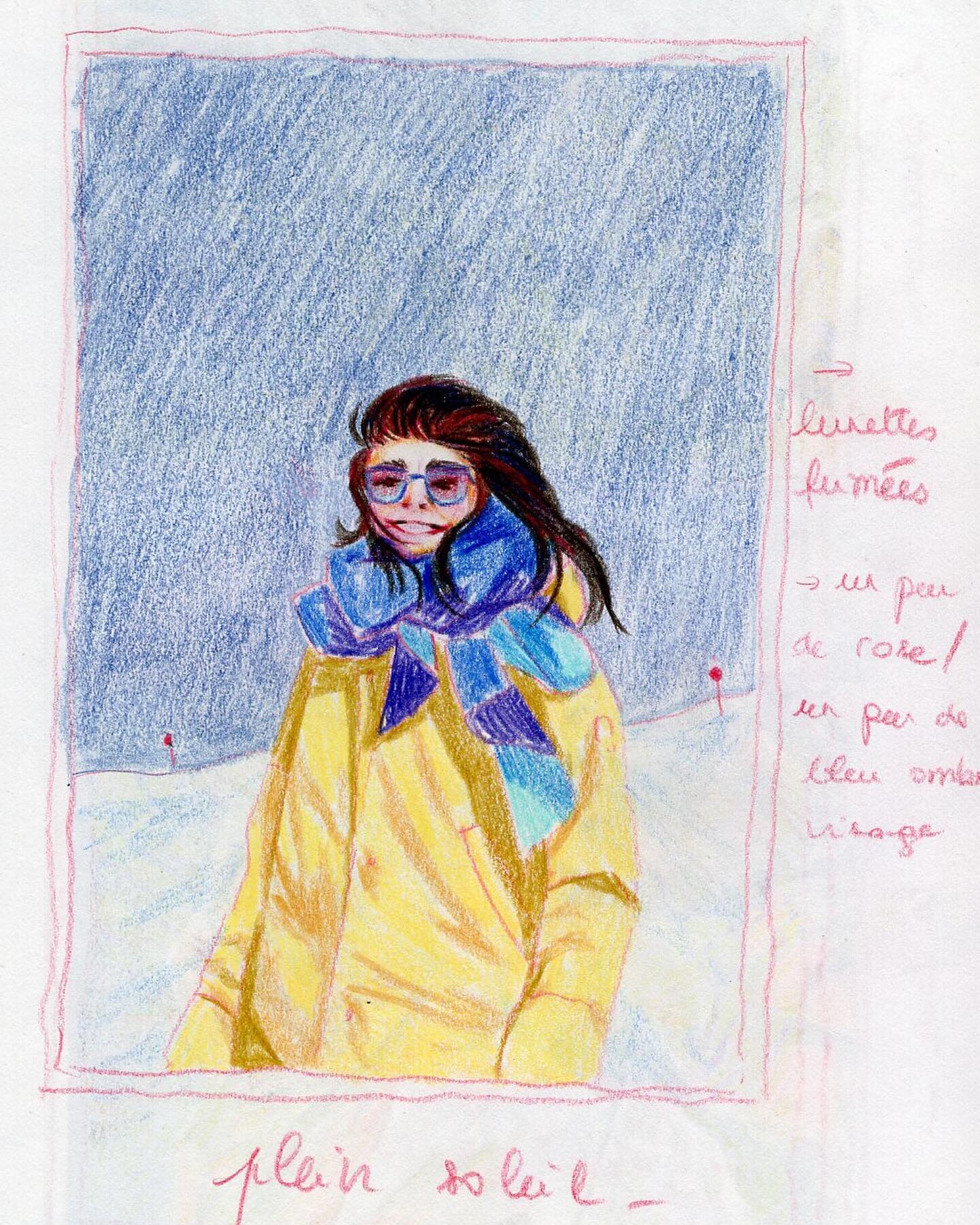 Oui oui on sait, c&rsquo;est le printemps !
Mais certains attendent avec impatience les derniers flocons de la saison ❄️

#drawing #sketching #creativeprocess #illustration #womanart #alps #snow #winterdrawing