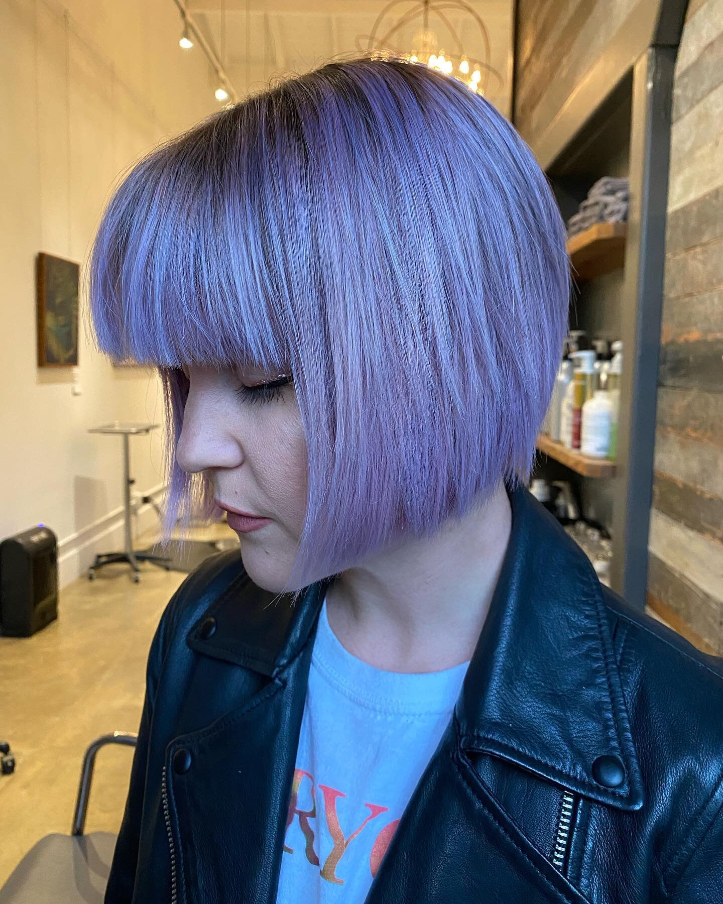 This awesome color and was cut done by Parker!