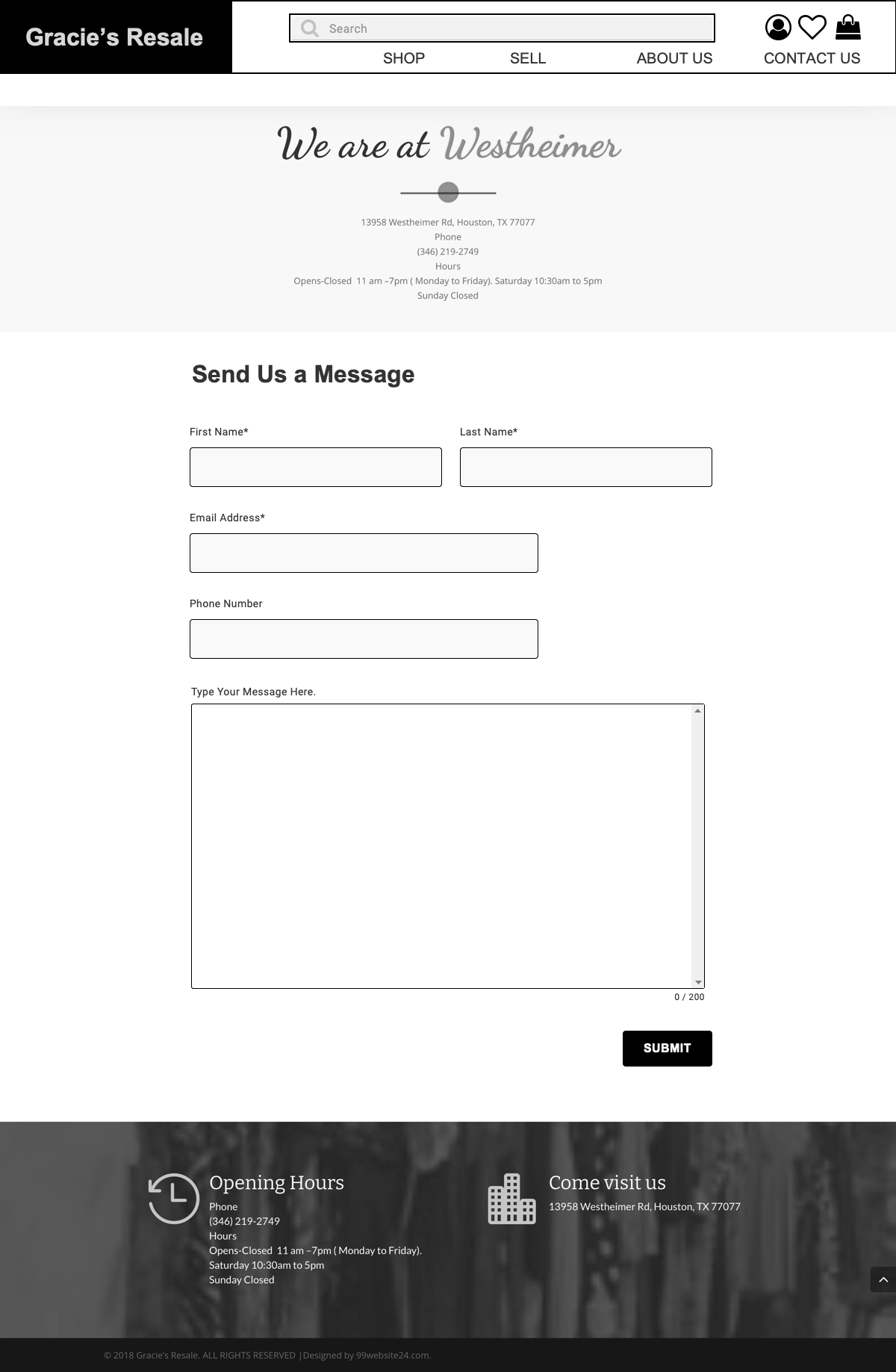 Contact Us Page