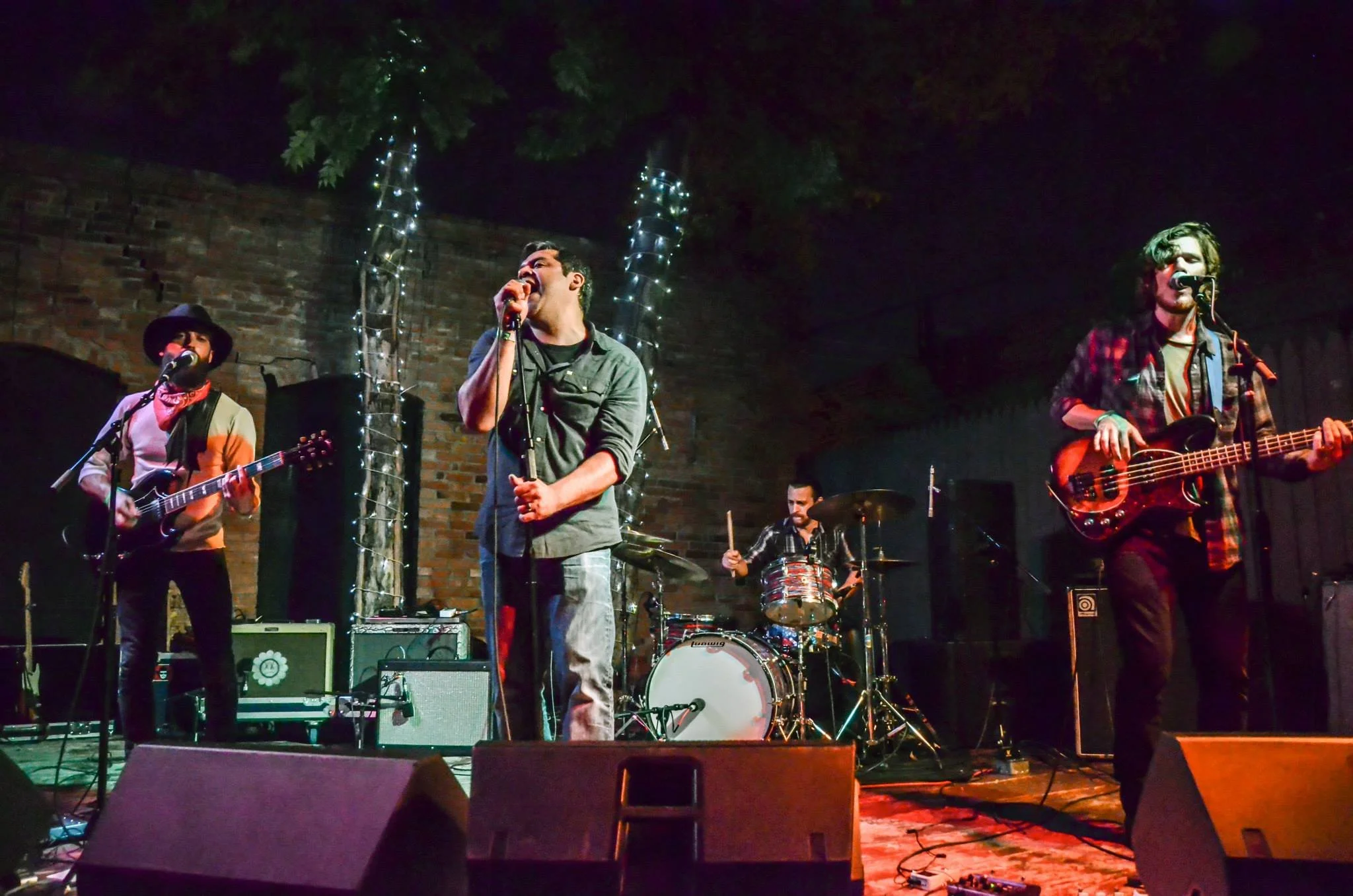 Deadmoon Choir at Club Dada in Dallas, TX. This was one of the last lives shows Deadmoon Choir played. Pictured from L to R Garrett Padgett, Vinny Martinez, Patrick Staton, Johnny Beauford. 