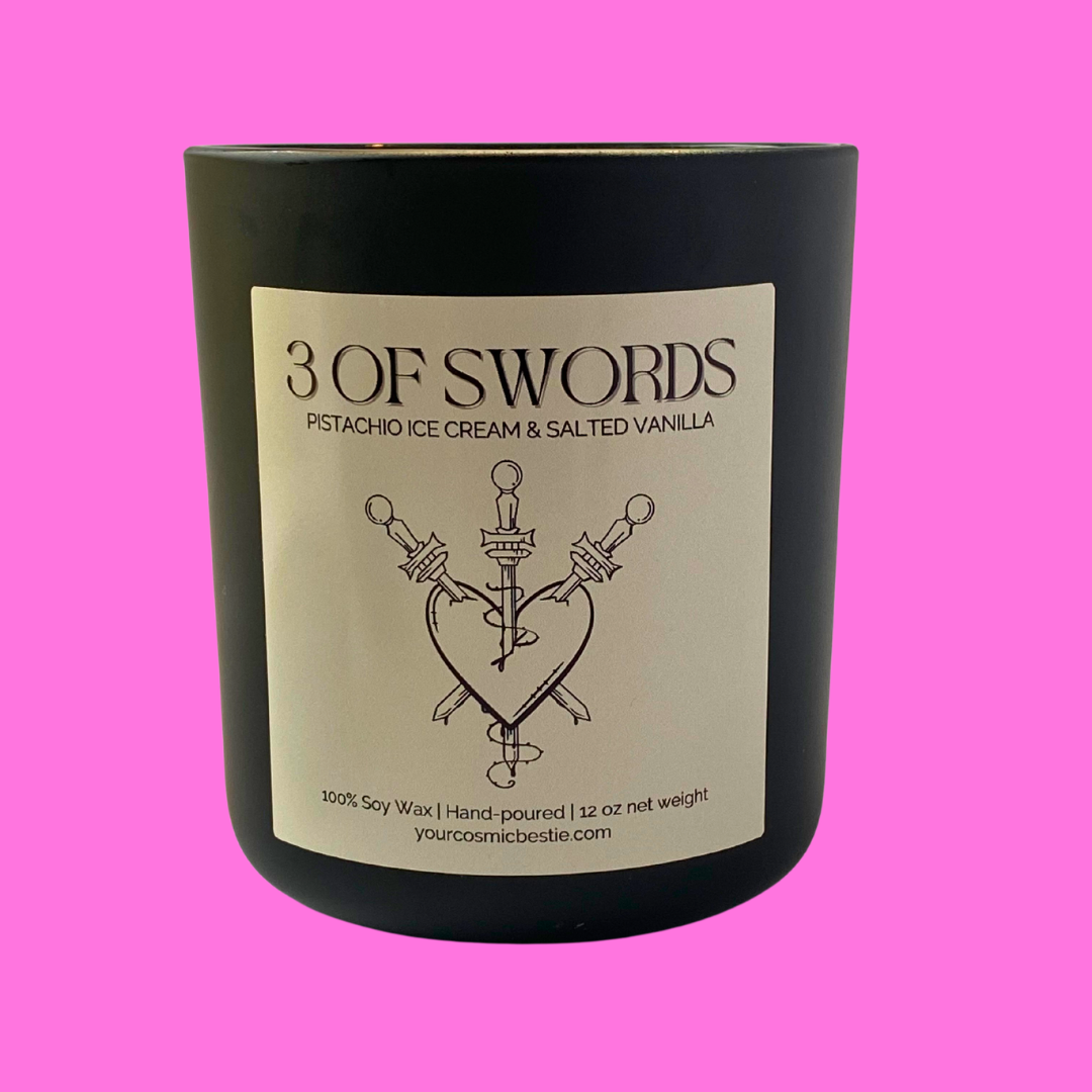 3 of Swords Candle