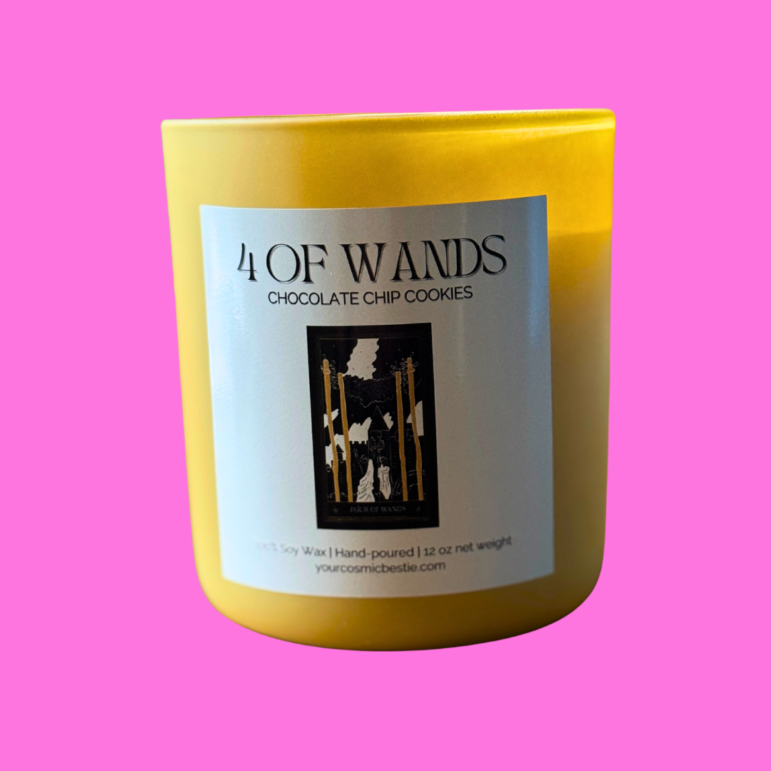 Four of Wands Candle