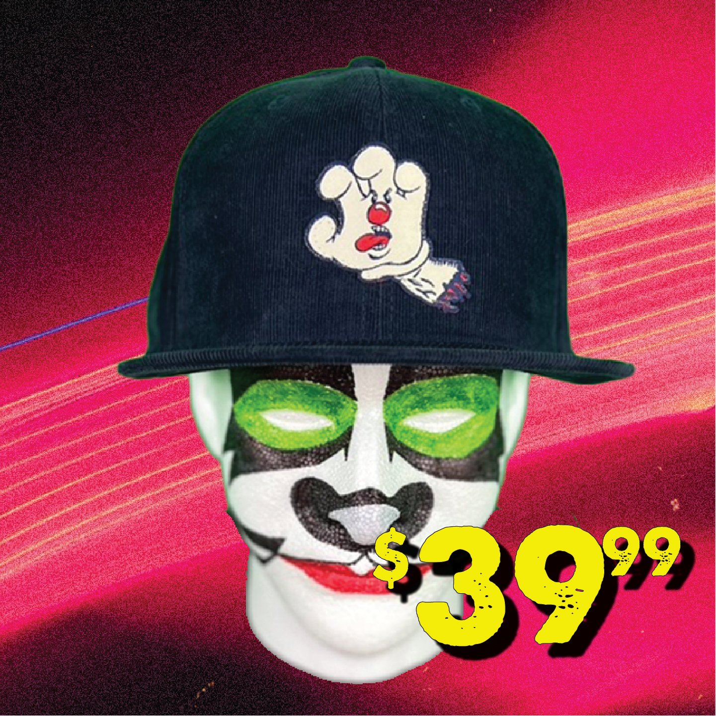 Angry Helper Hat (Dark Blue)