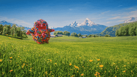 Happy Mountain Range GIF by NERDS Candy.gif