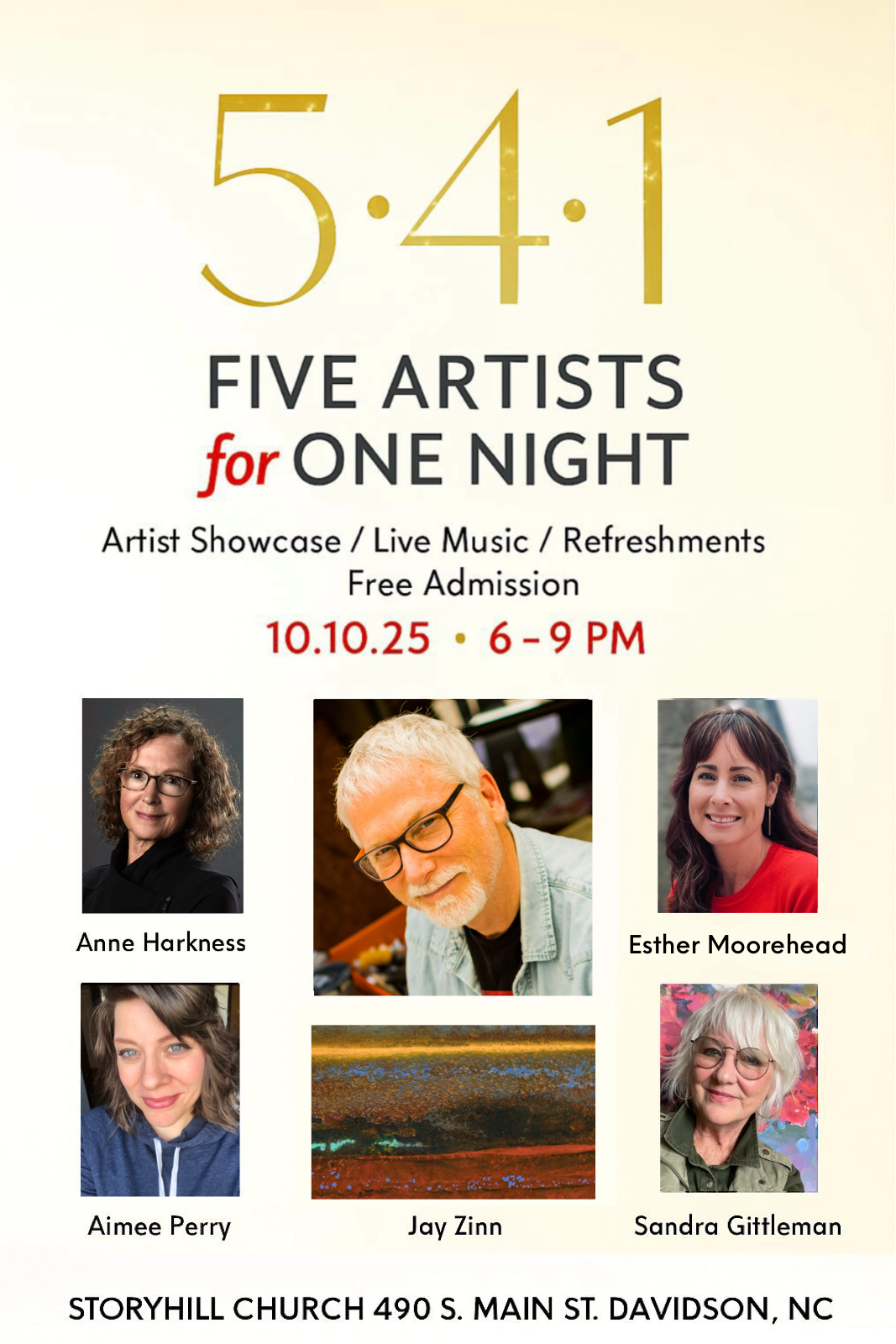 541 Project: 5 Artists for 1 night!