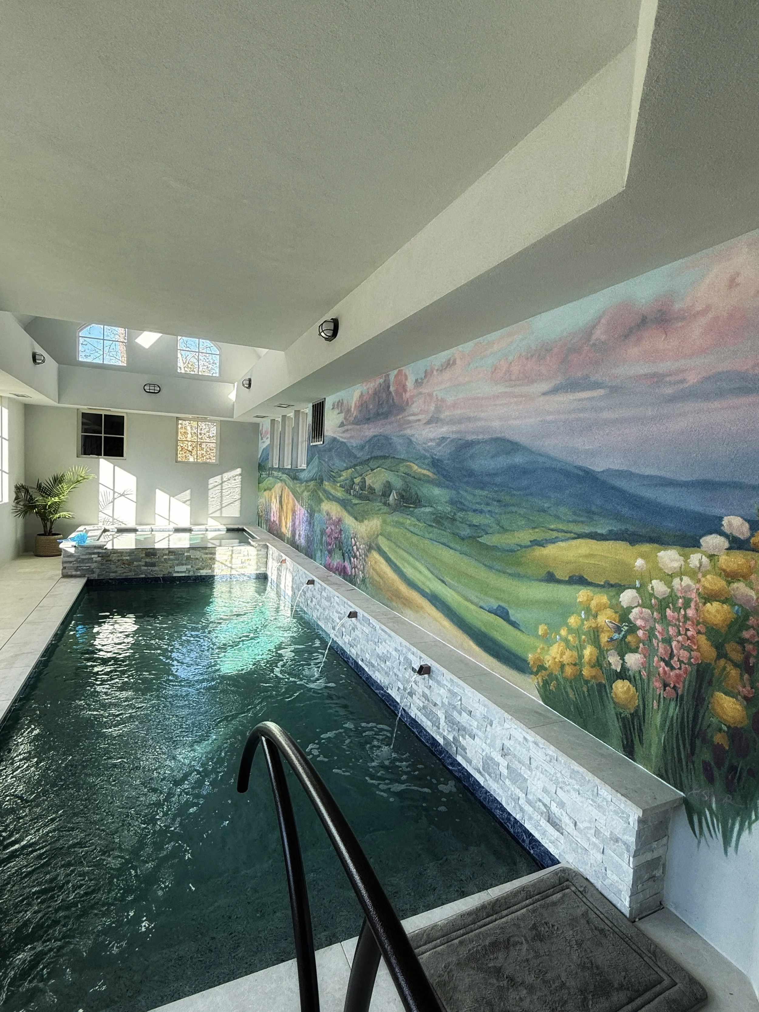 Private Pool Wall