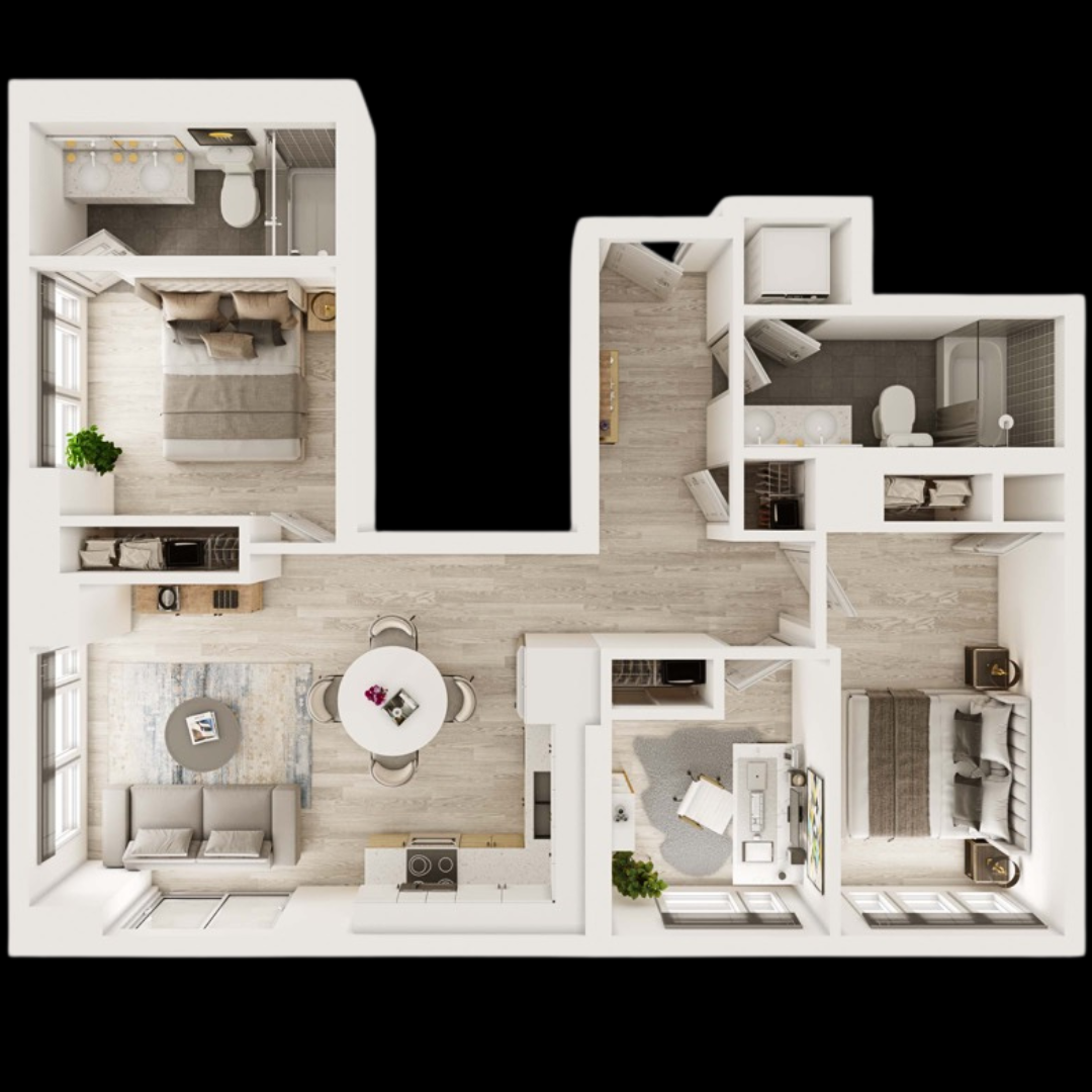 Three Bedroom Apartment 1