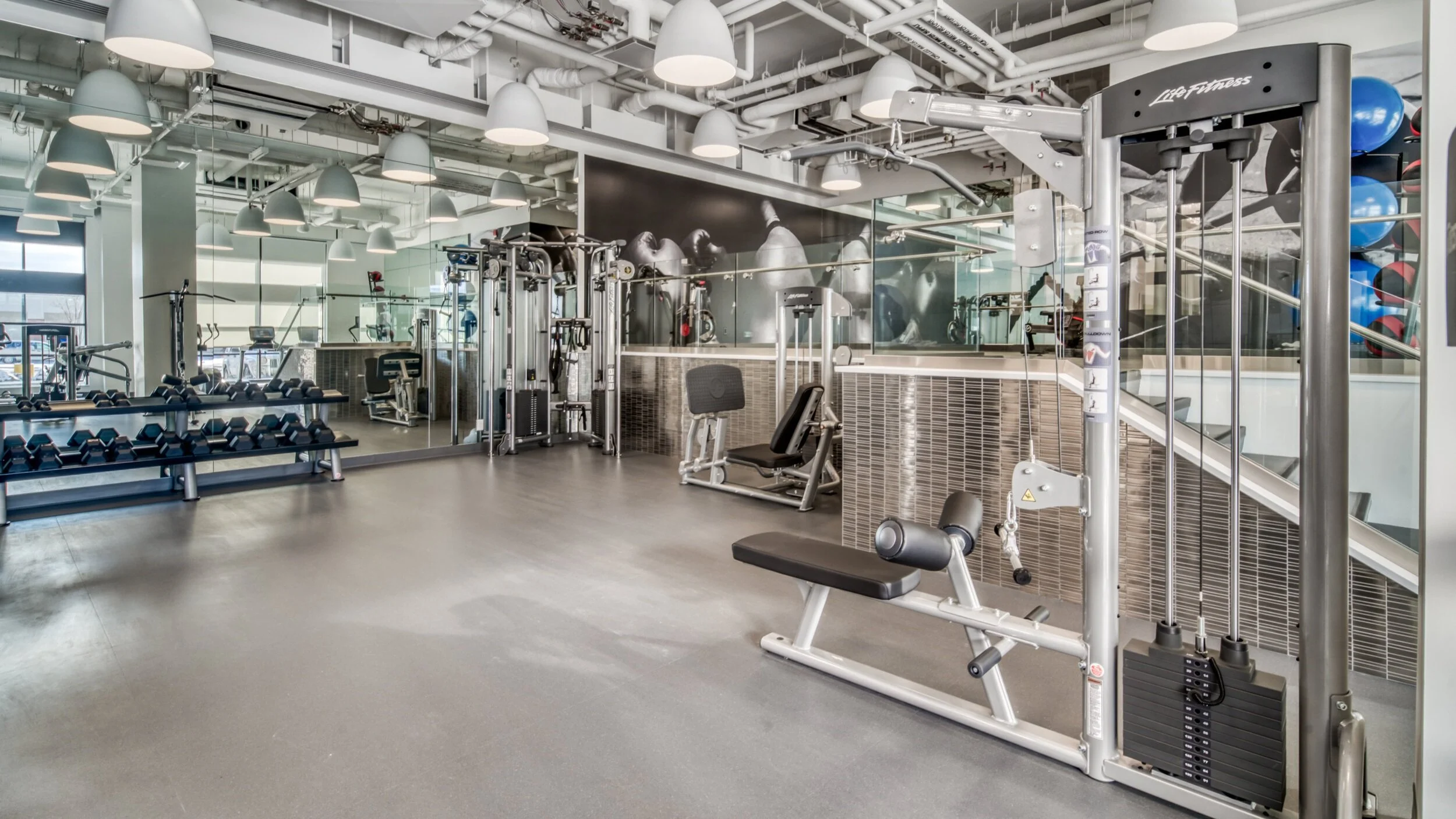 State-of-the-art fitness centre and yoga studio