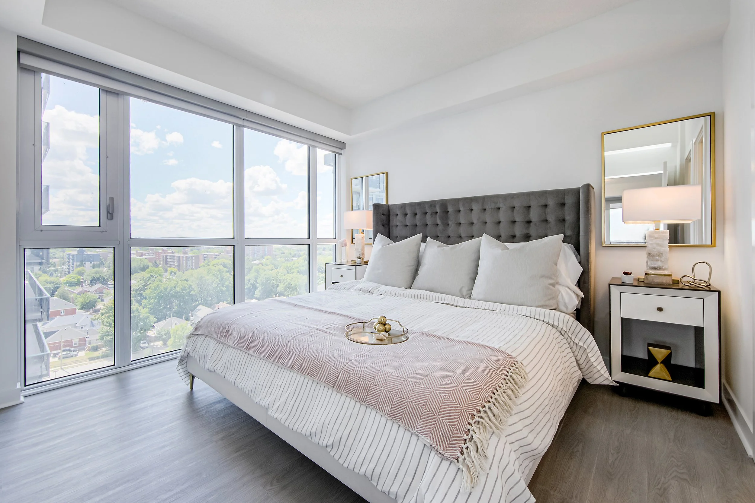 Nine-foot ceilings and ensuite bathrooms