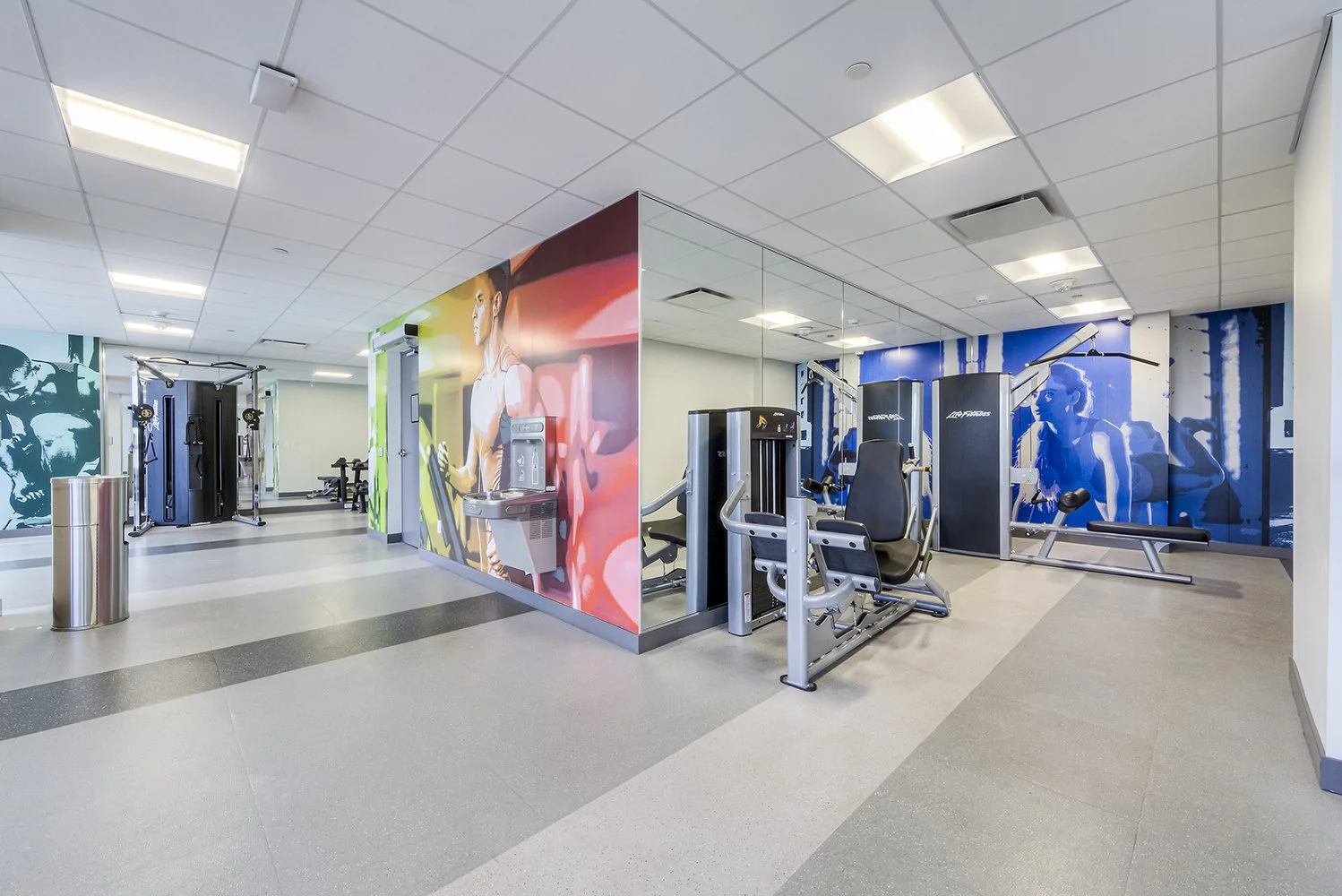 State-of-the-art fitness centre and yoga studio