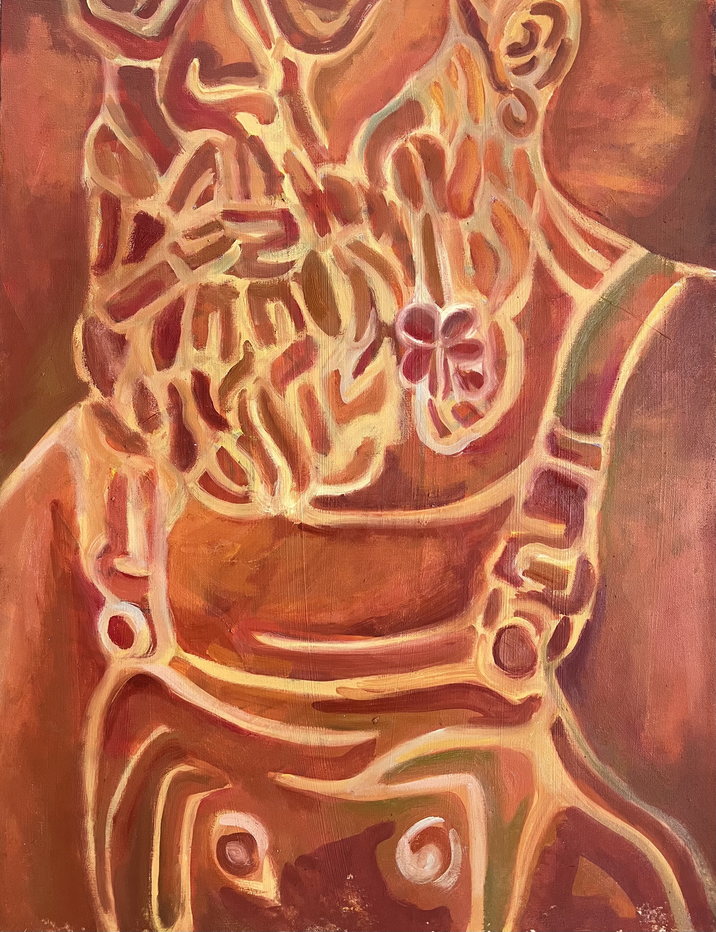 and focusing on pain
Oil on Canvas
2023
30 x 20