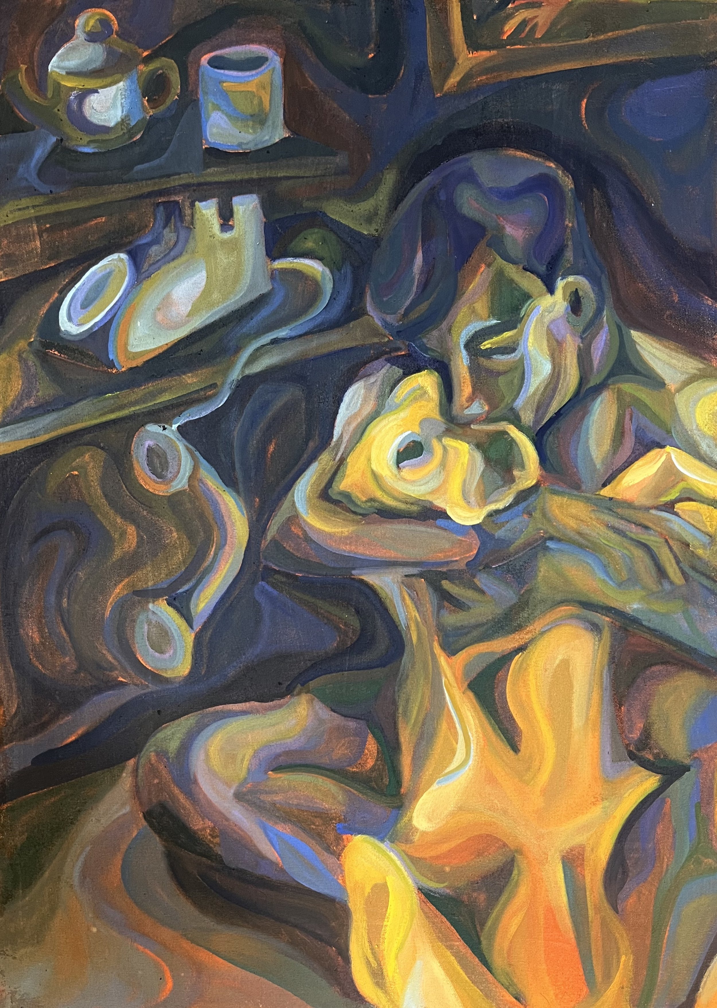 Half Moon, Again
Oil on Canvas
November, 2021
34 x 24